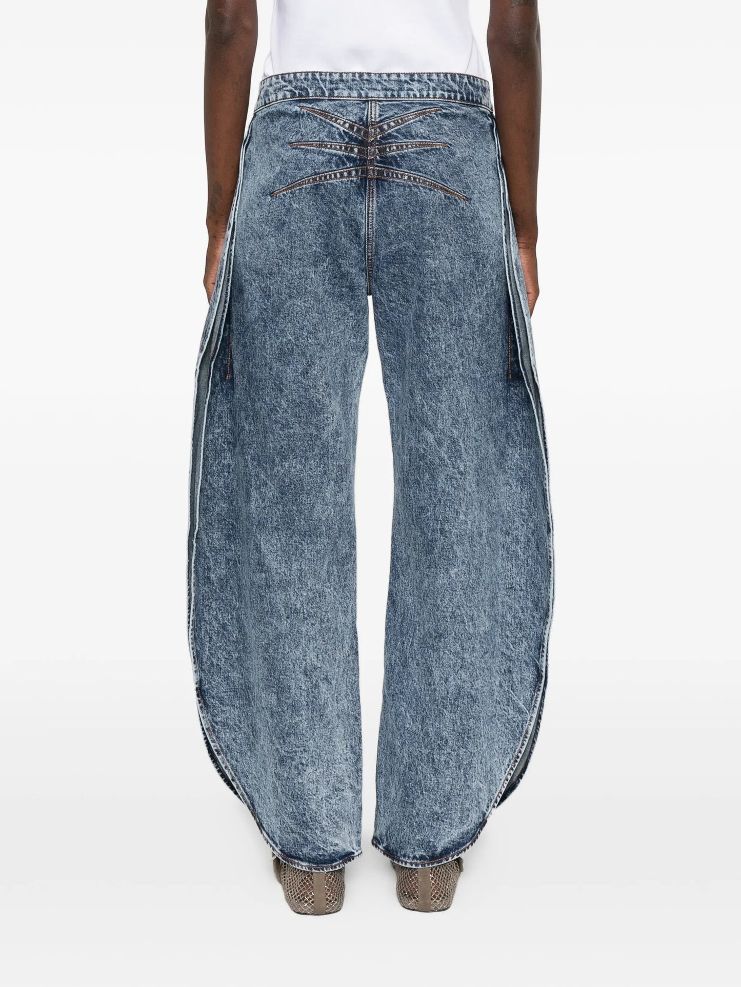 Petal denim jeans