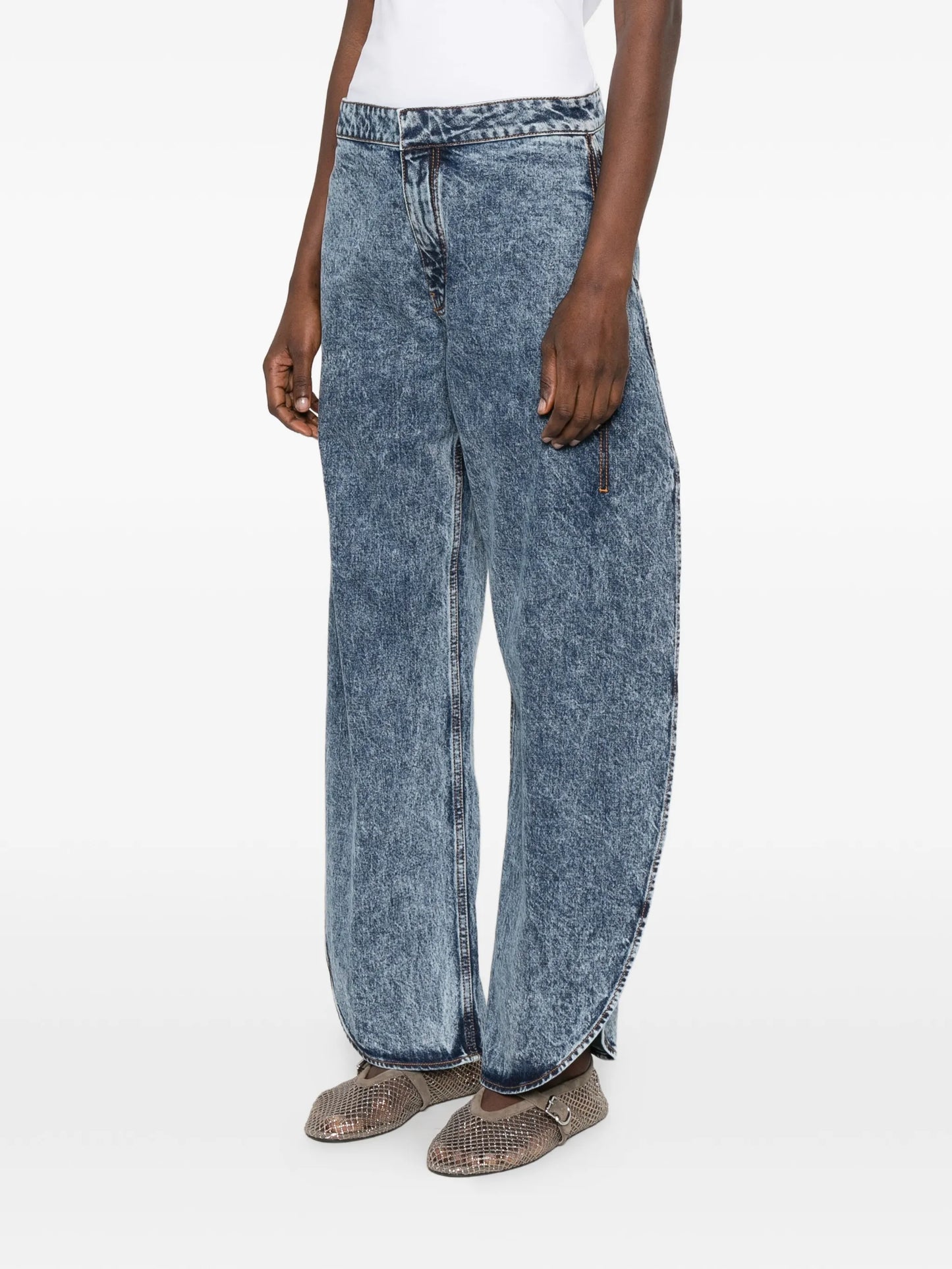 Petal denim jeans