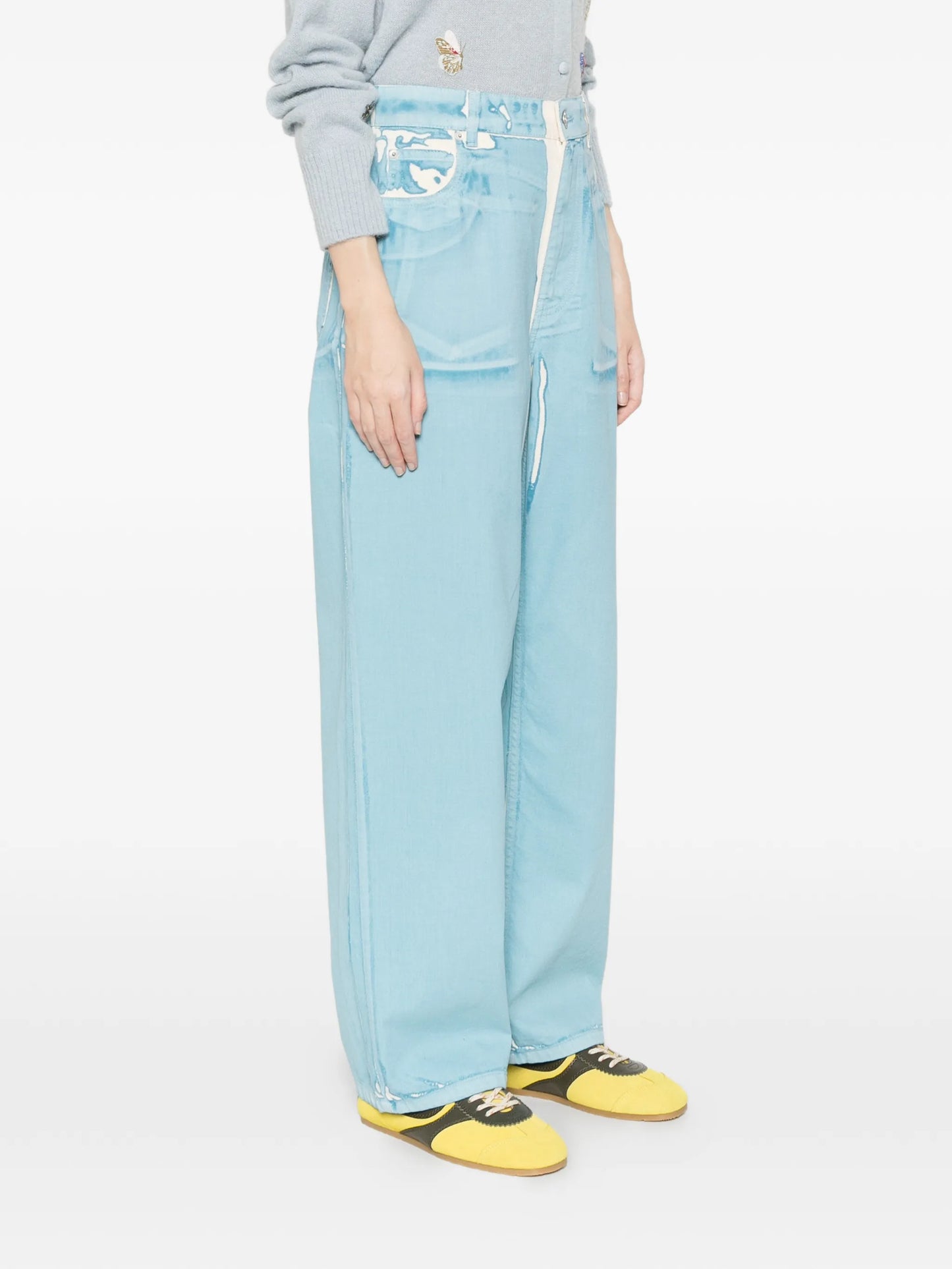 wide-leg jeans