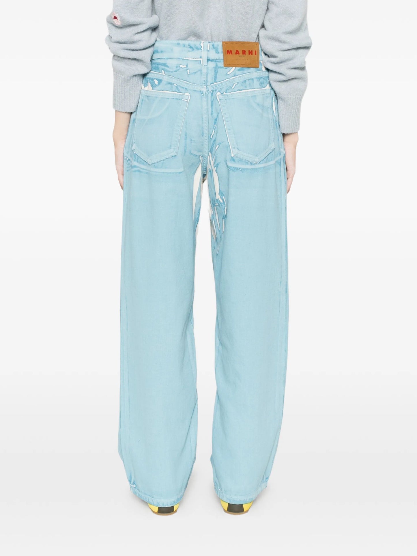 wide-leg jeans