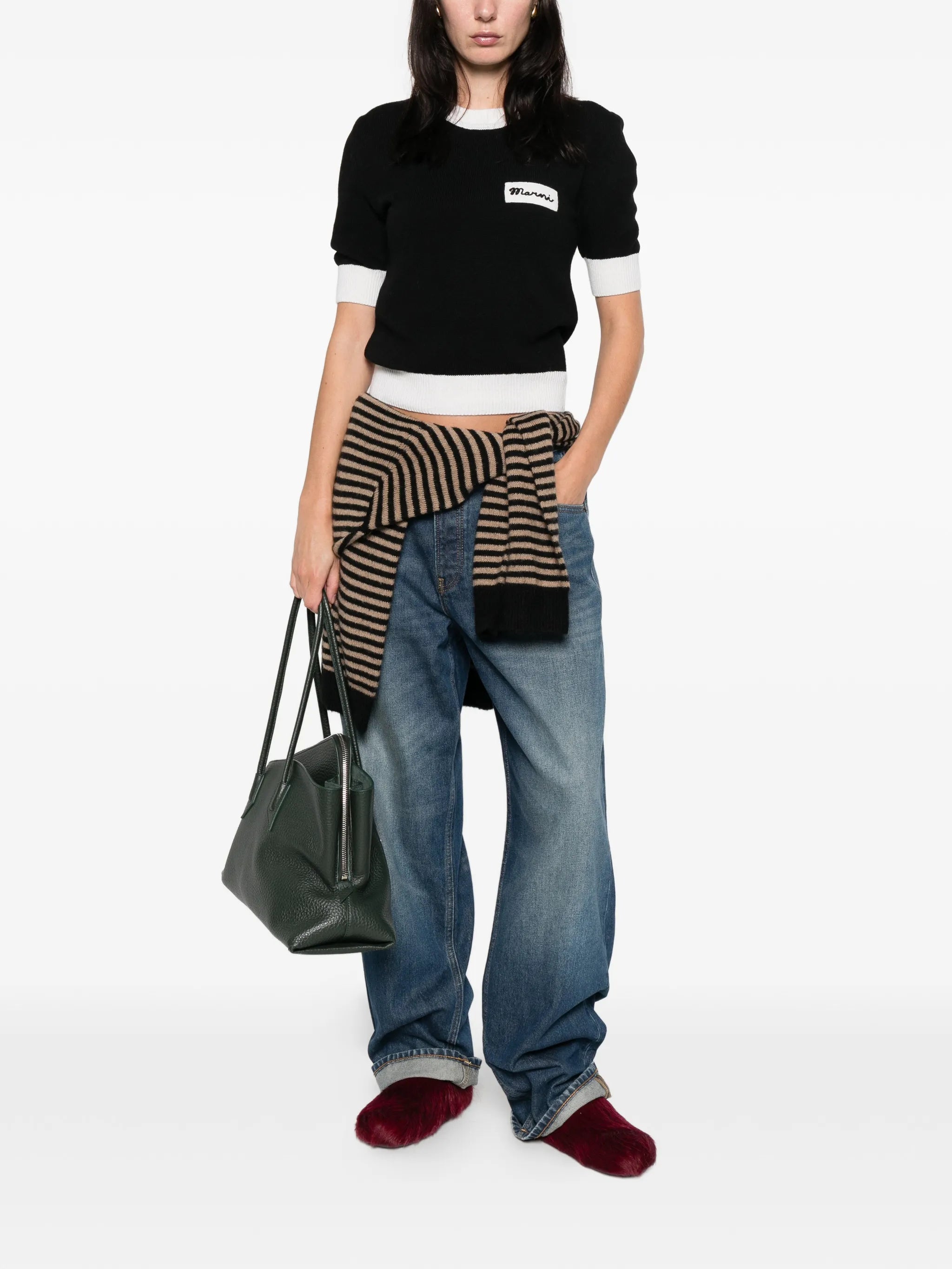 logo short-sleeve top