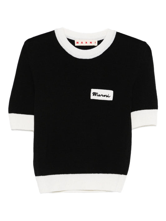 logo short-sleeve top