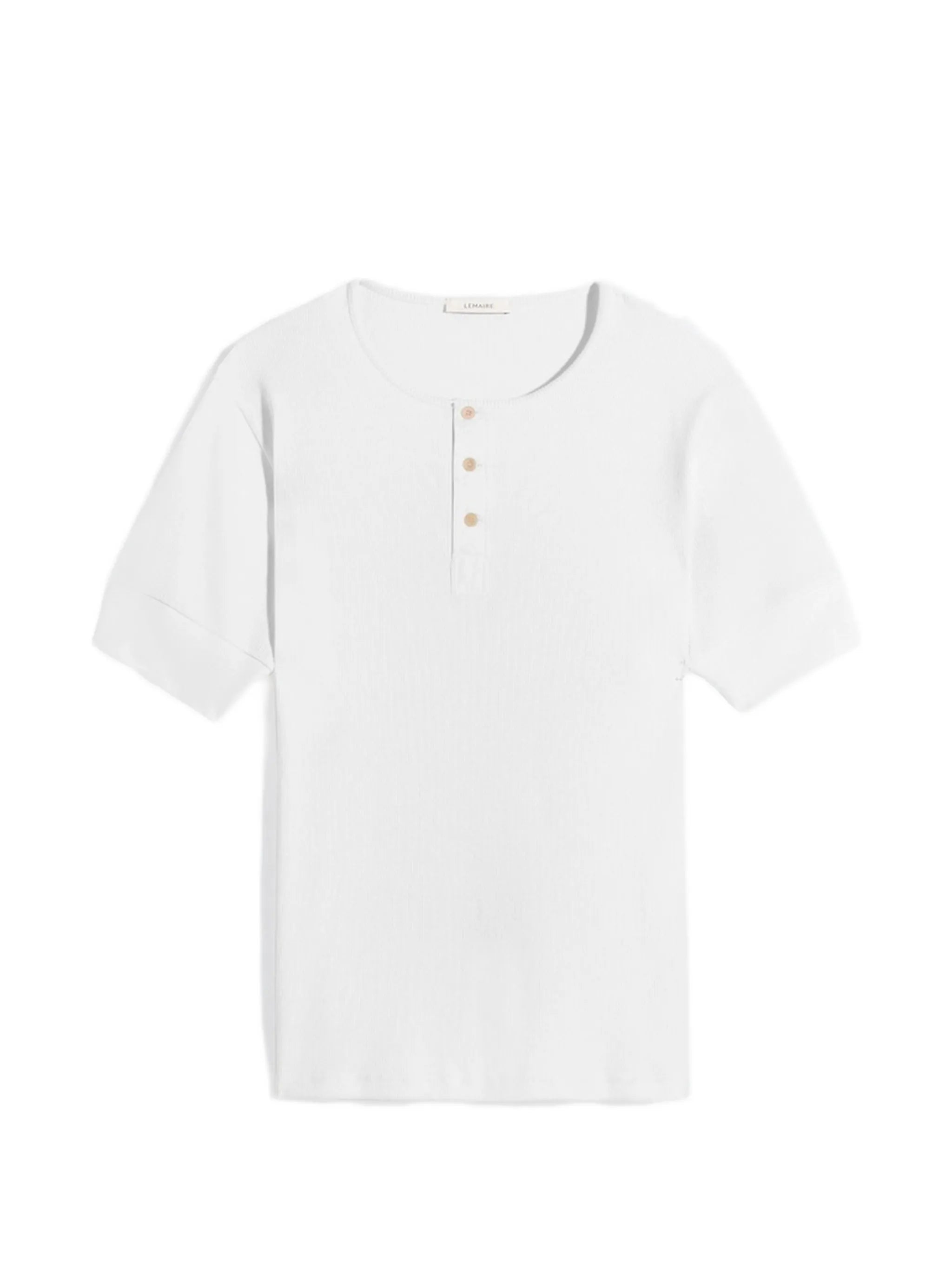 Henley ribbed top