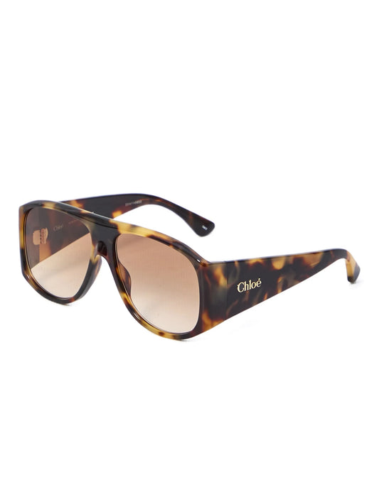 tortoiseshell-effect sunglasses