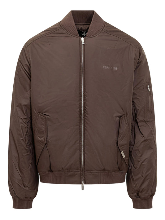 Smart zip-fastening bomber jacket