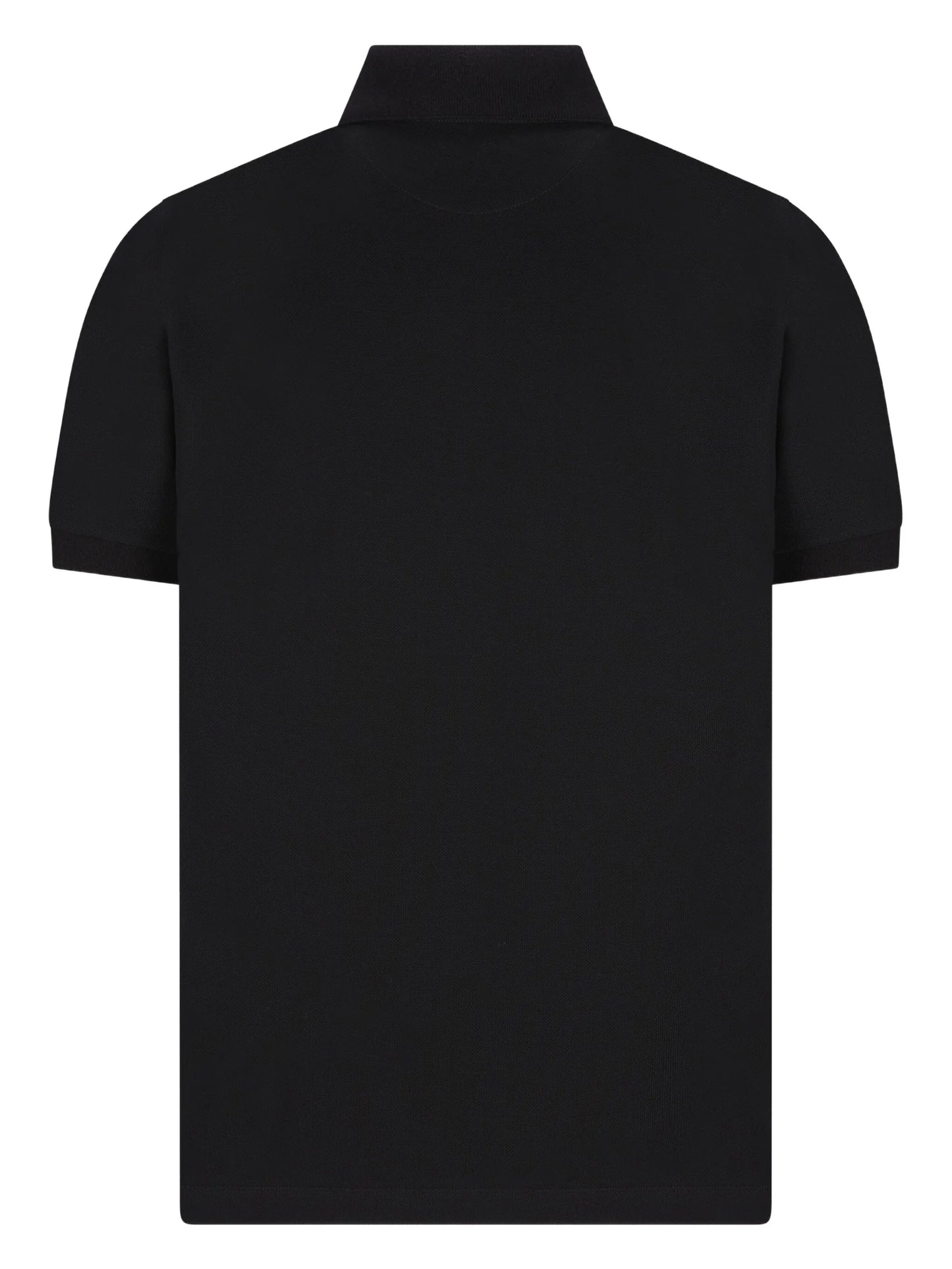 embossed-logo piqué polo shirt