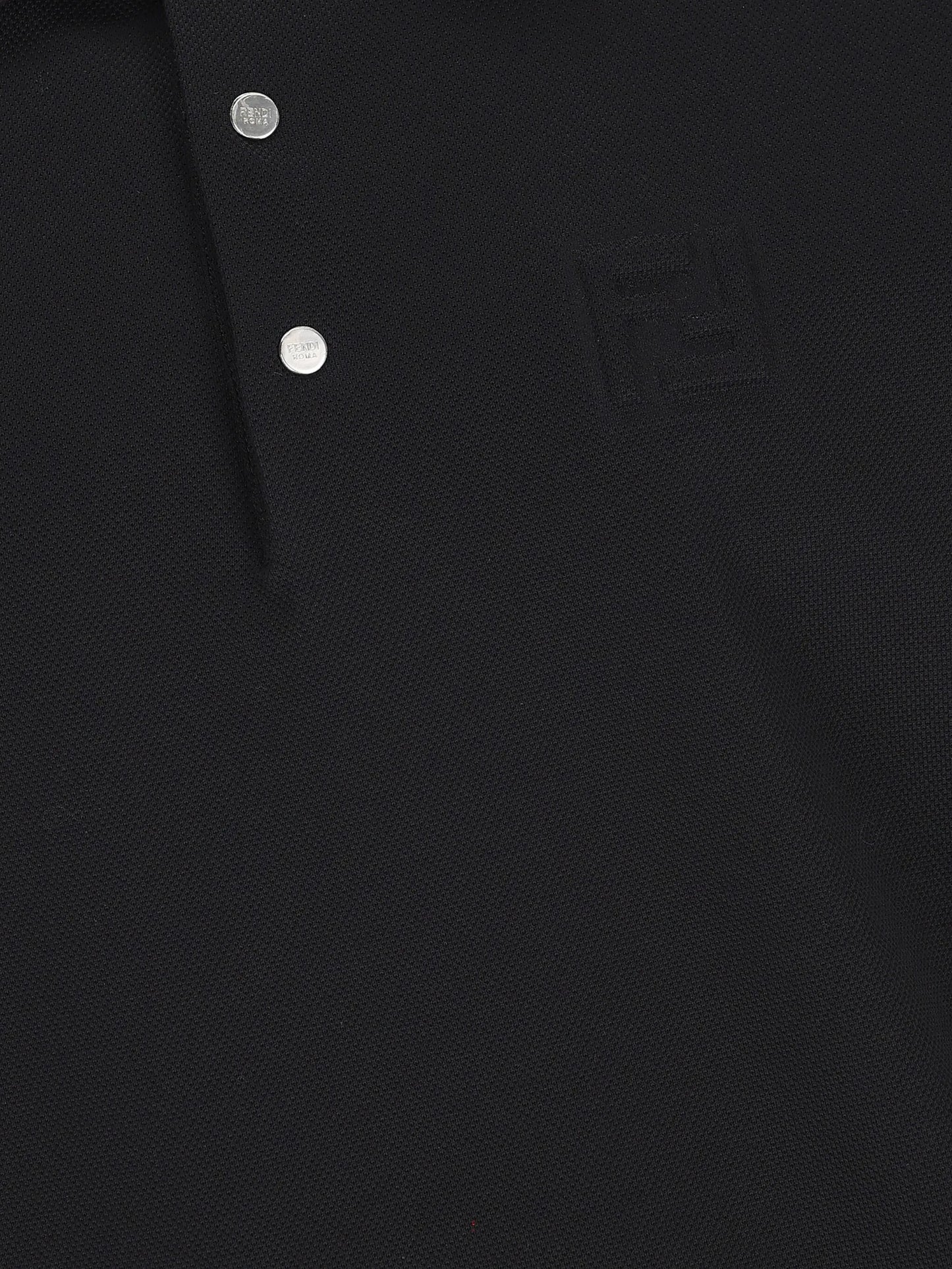 embossed-logo piqué polo shirt