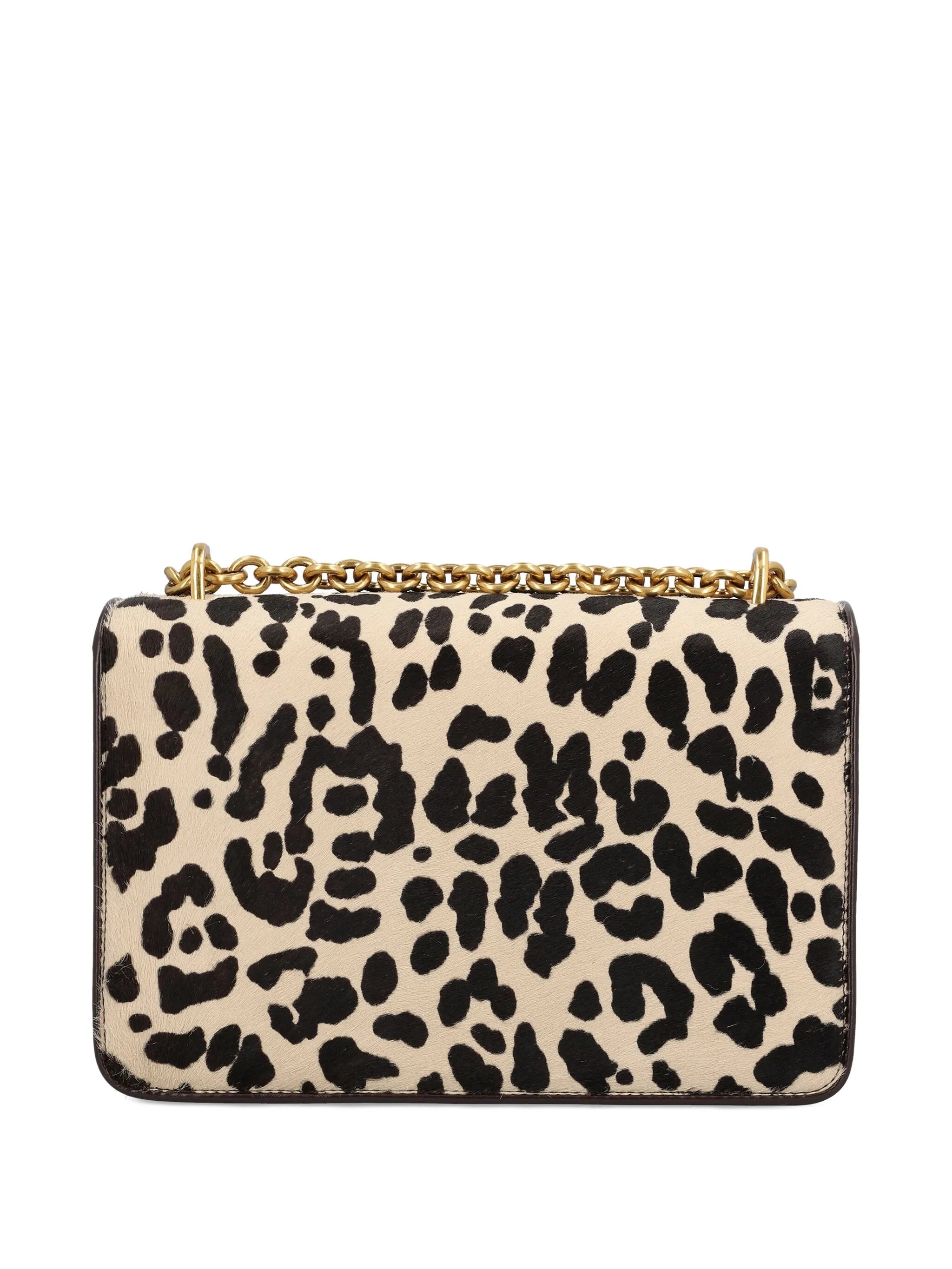 leopard-print VLogo shoulder bag