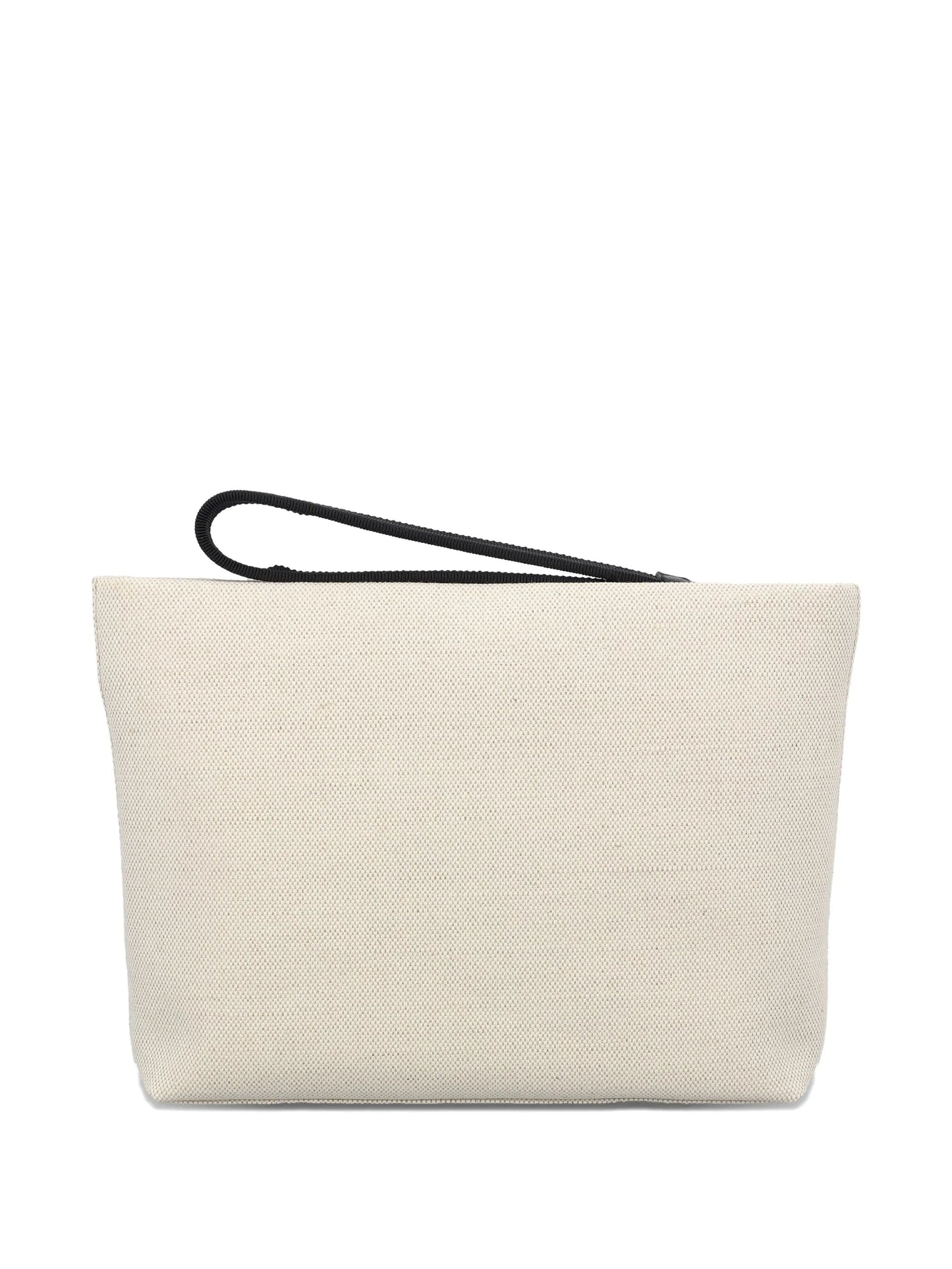 logo-tape clutch bag