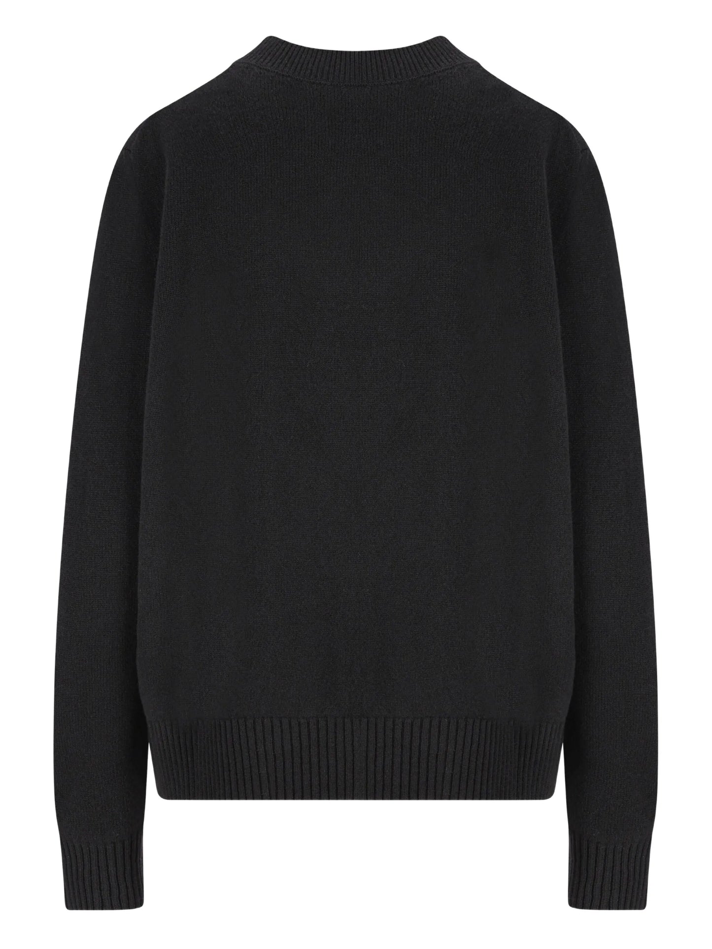 logo-intarsia sweater