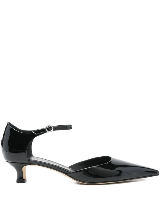 35mm Tillie leather pumps
