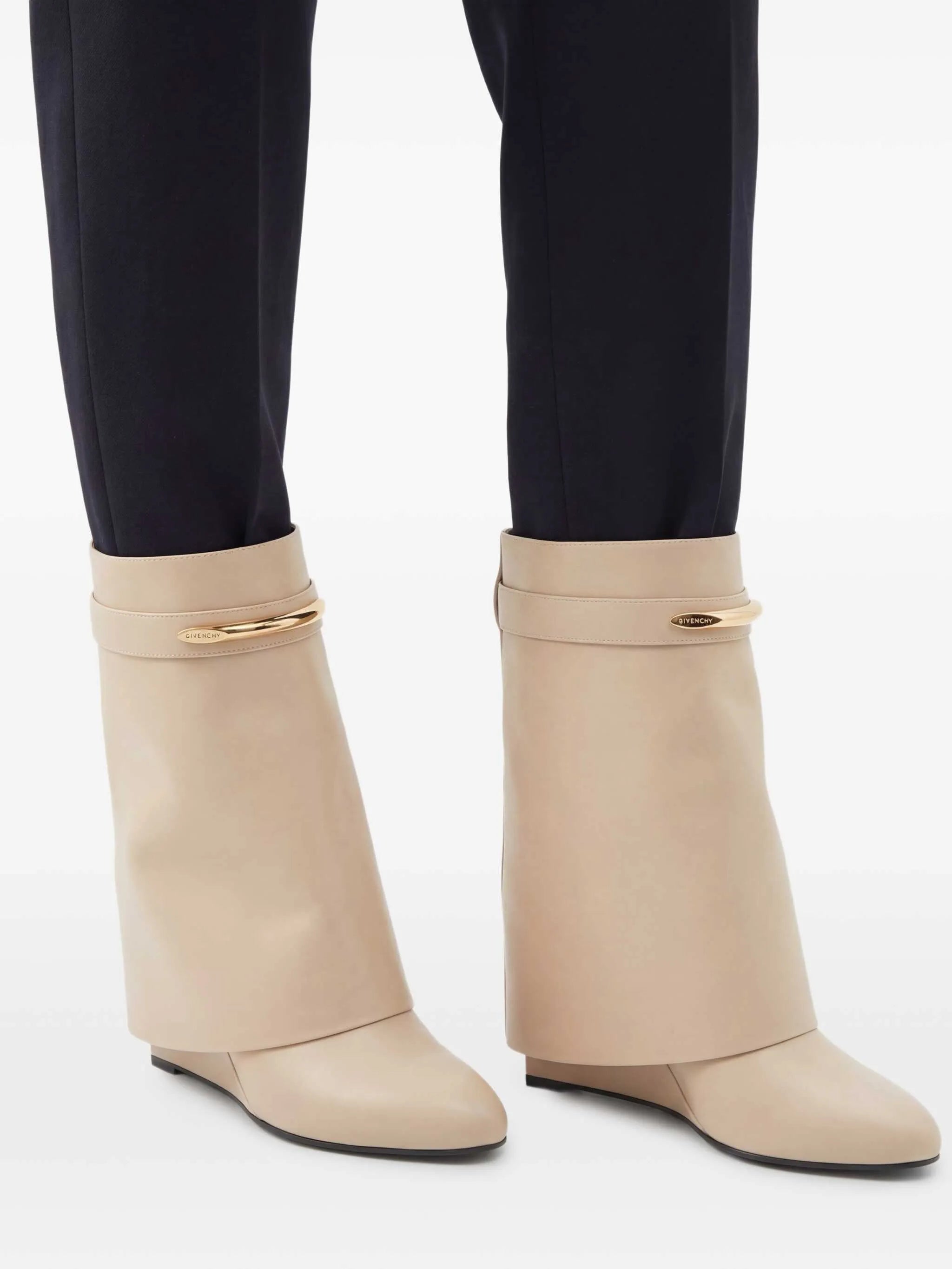 shark pinch heel ankle boots