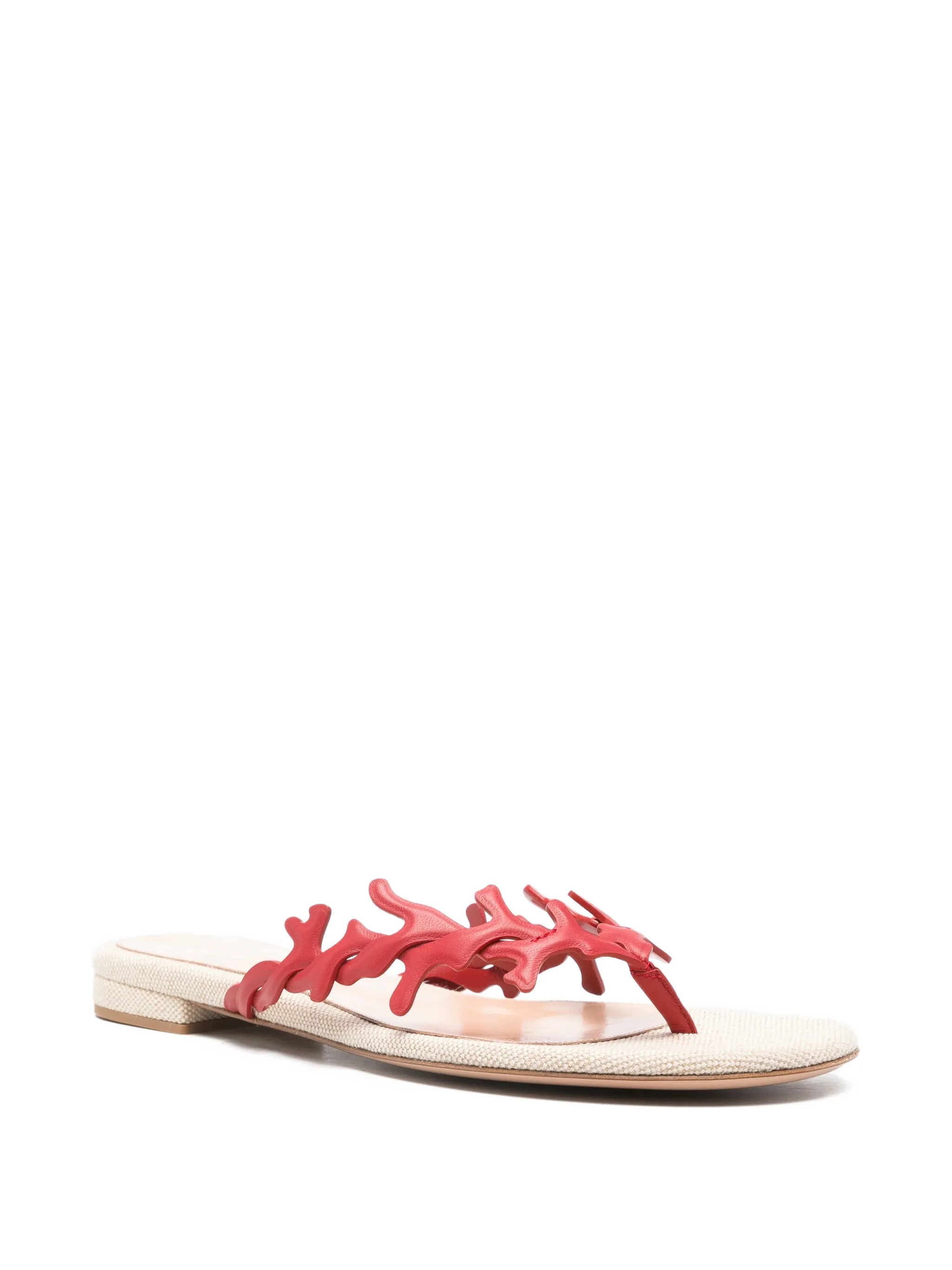 Ocean thong-strap flat sandals