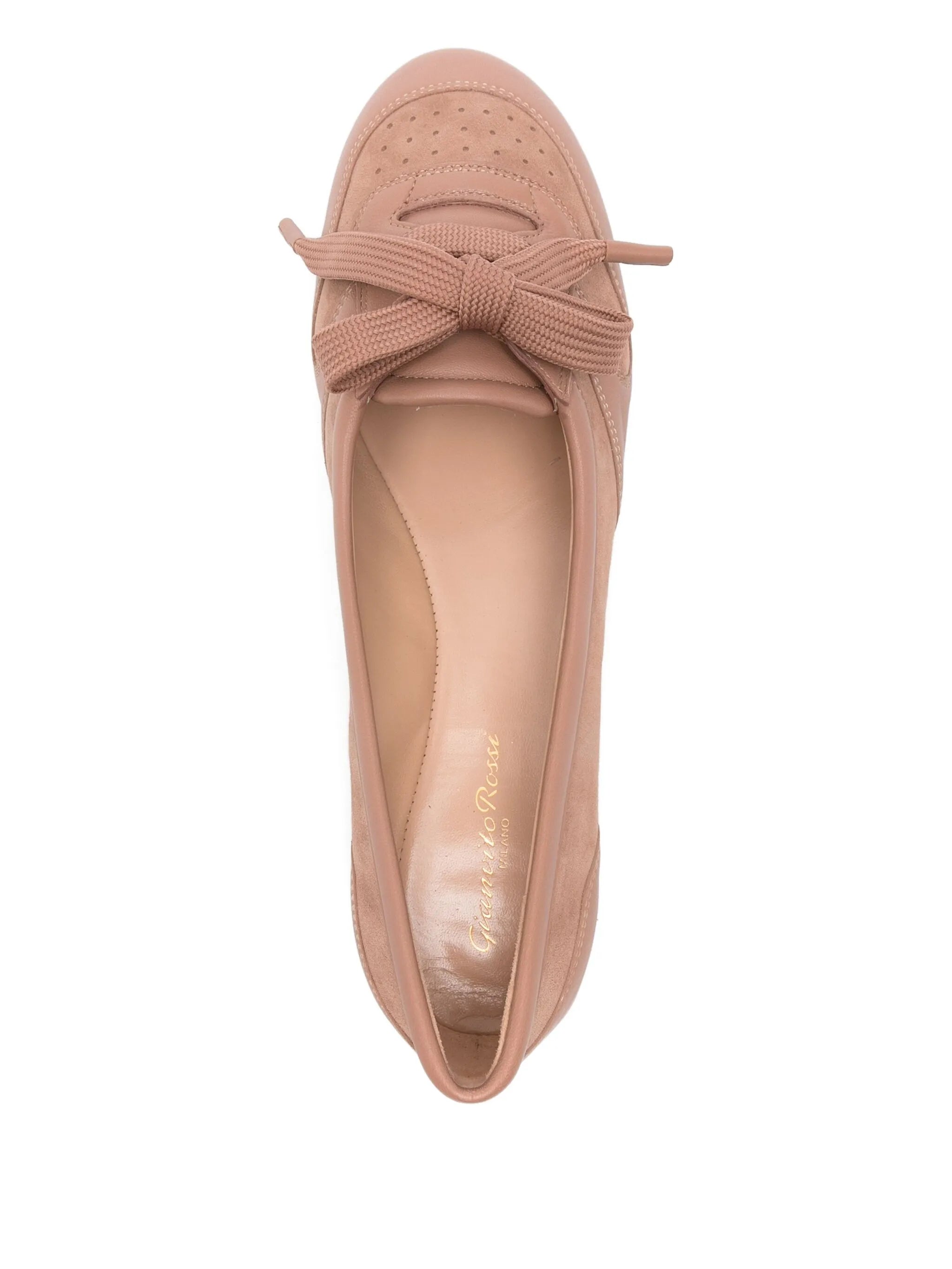 Vault lace-up ballet flats