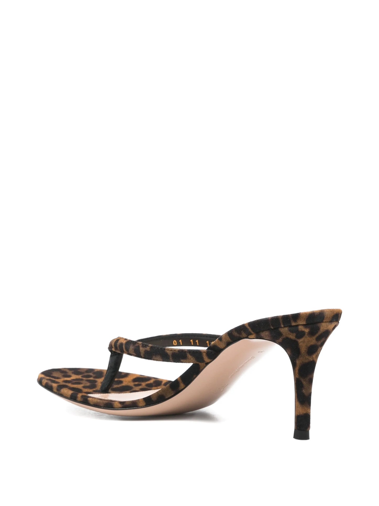Calypso leopard-print sandals