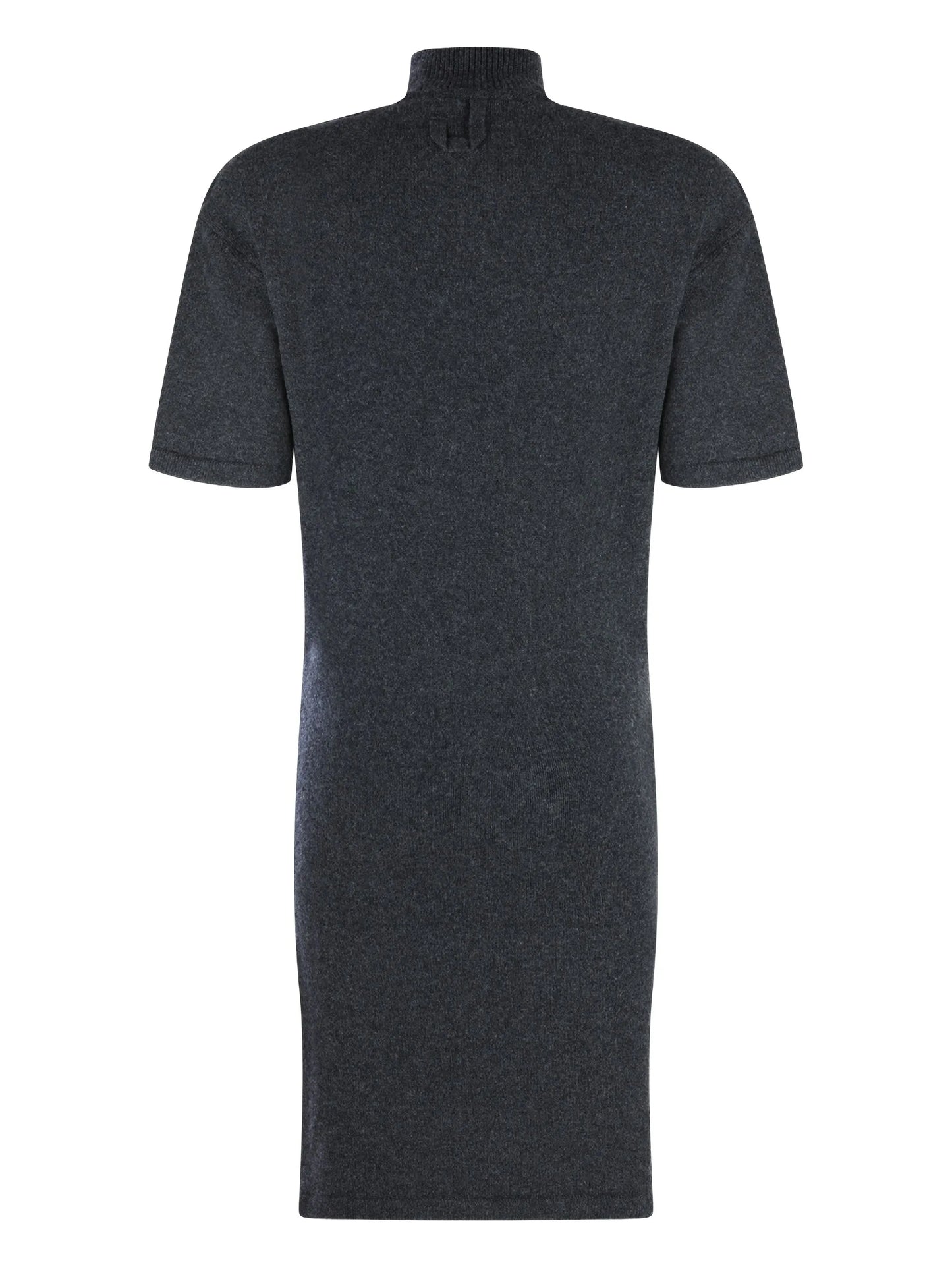 turtleneck short-sleeve dress