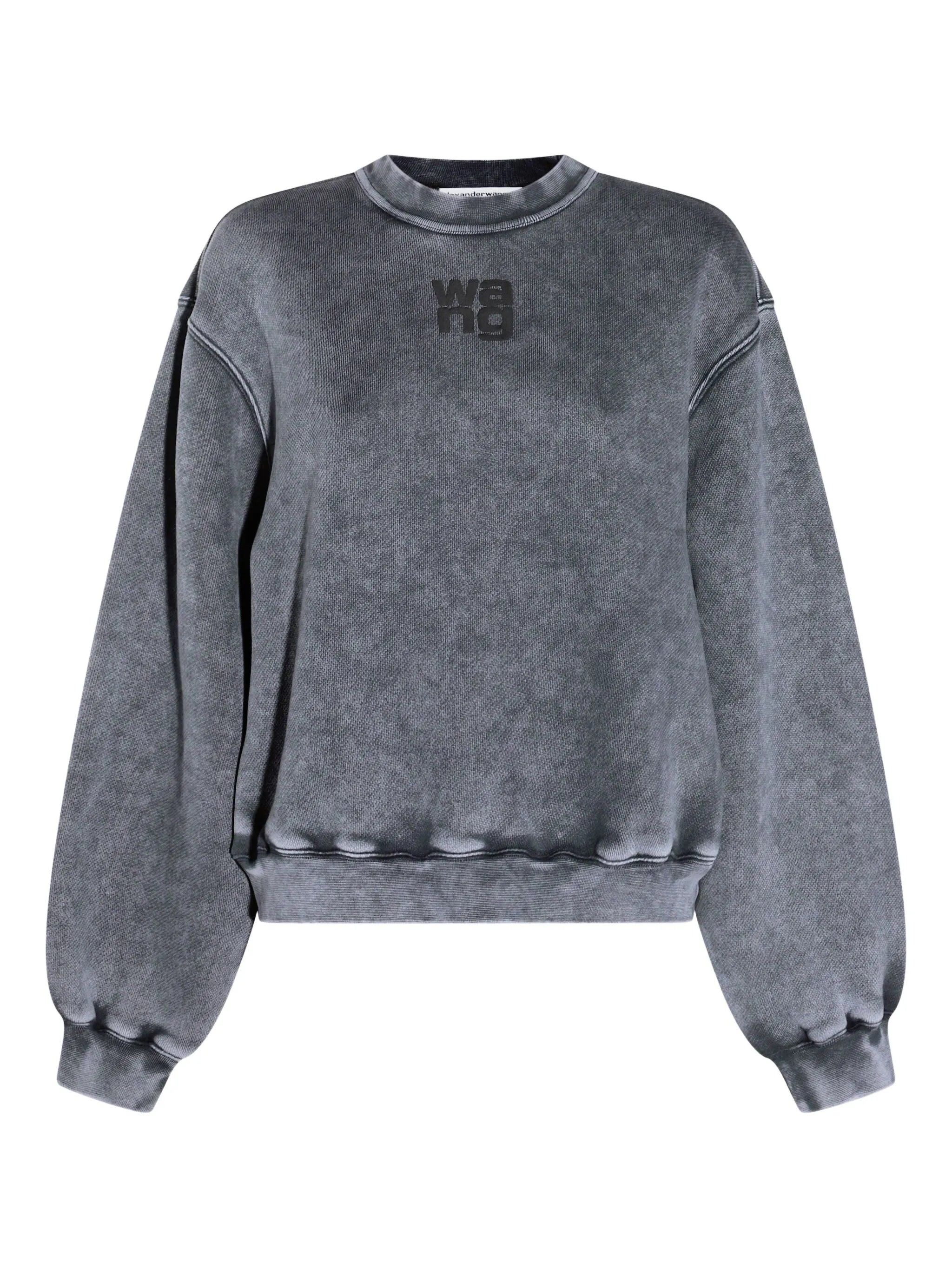 logo-embroidered sweatshirt