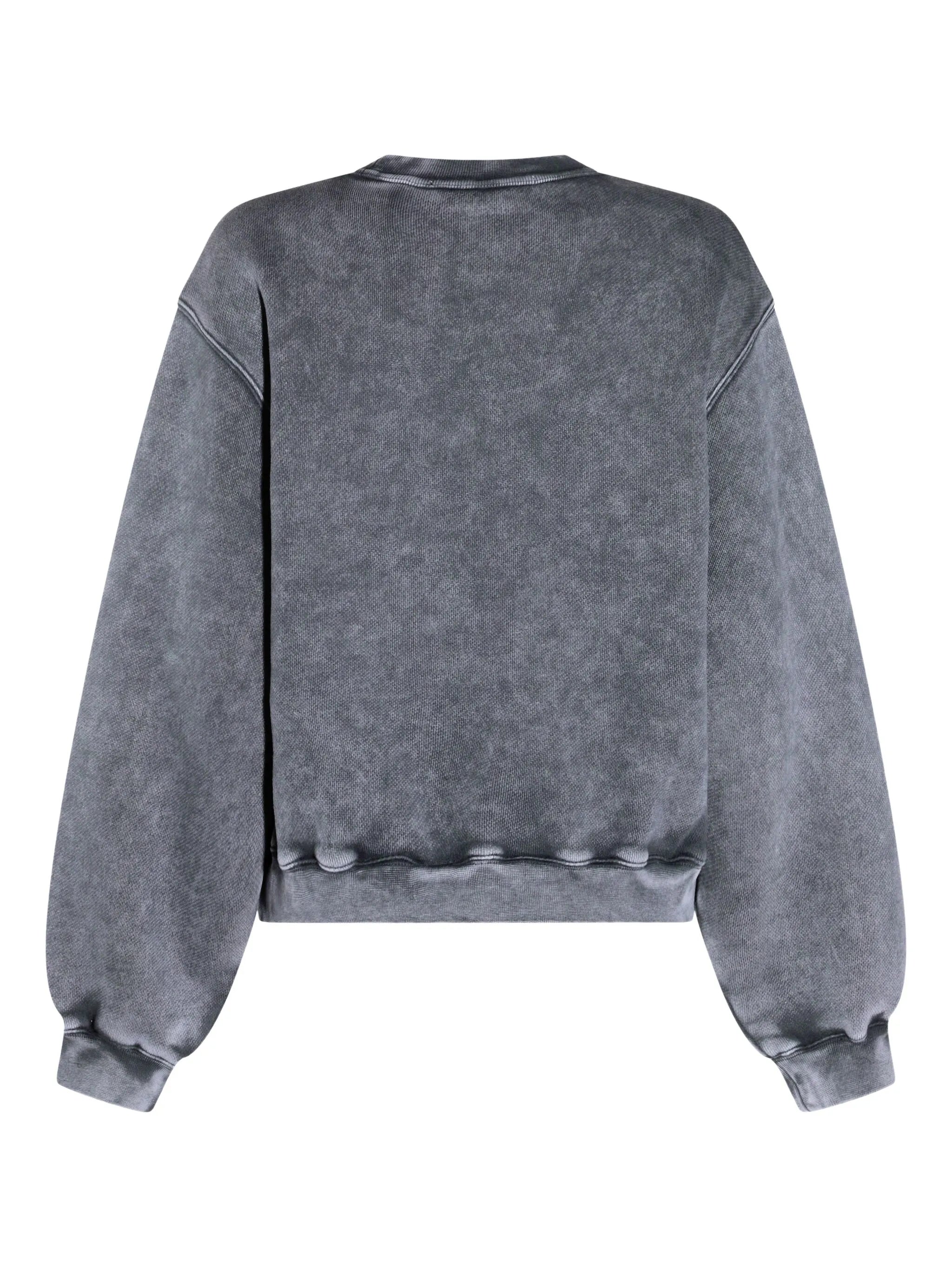 logo-embroidered sweatshirt