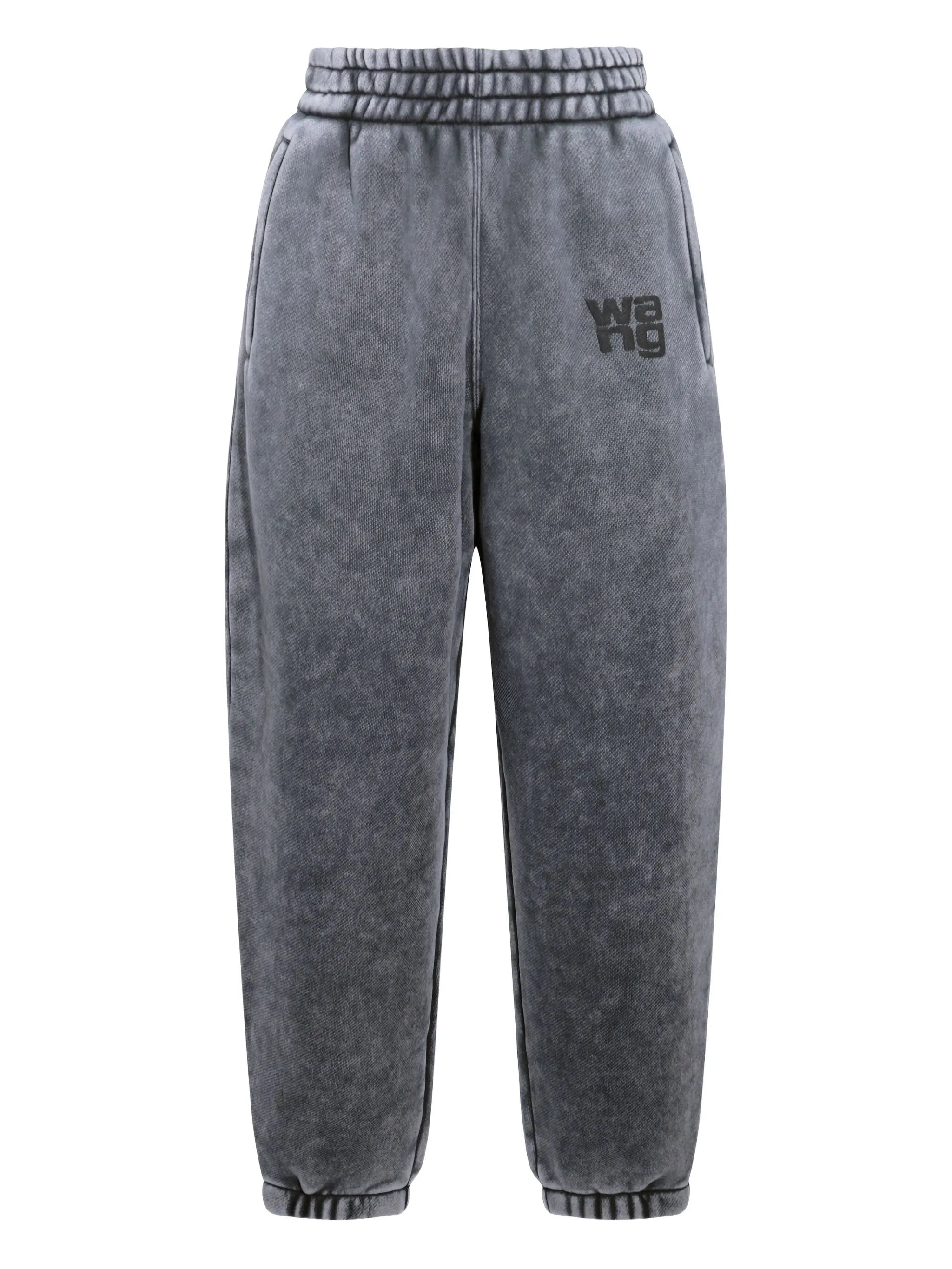 logo-embroidered track pants