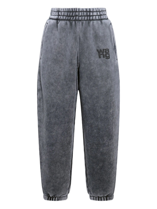 logo-embroidered track pants