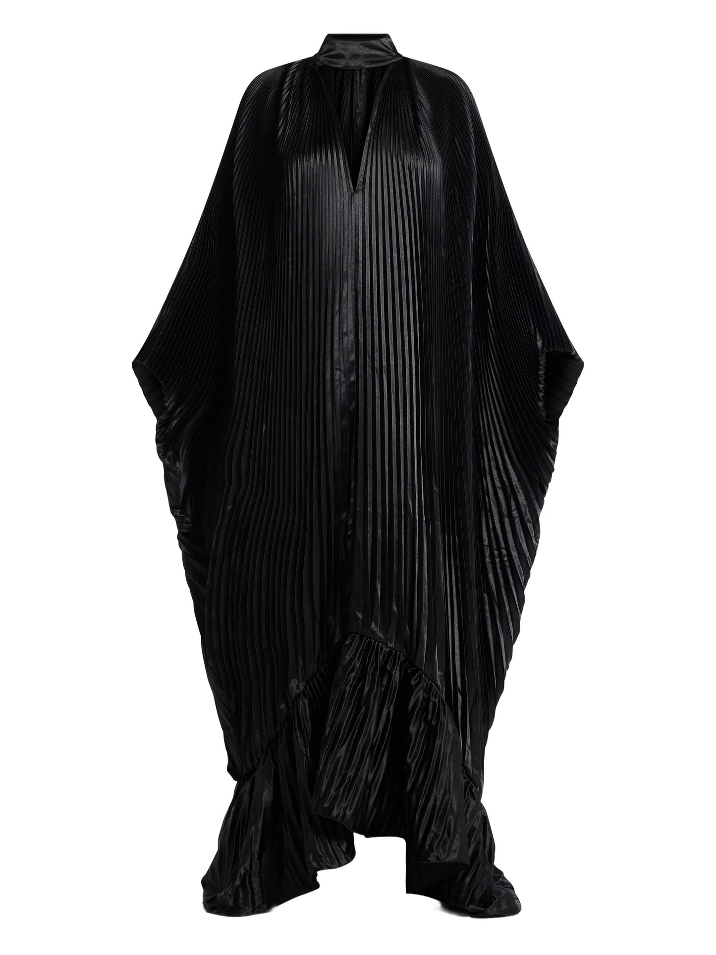 pleated ruffled Empire dress