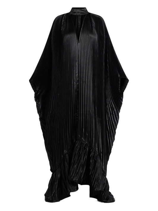 pleated ruffled Empire dress
