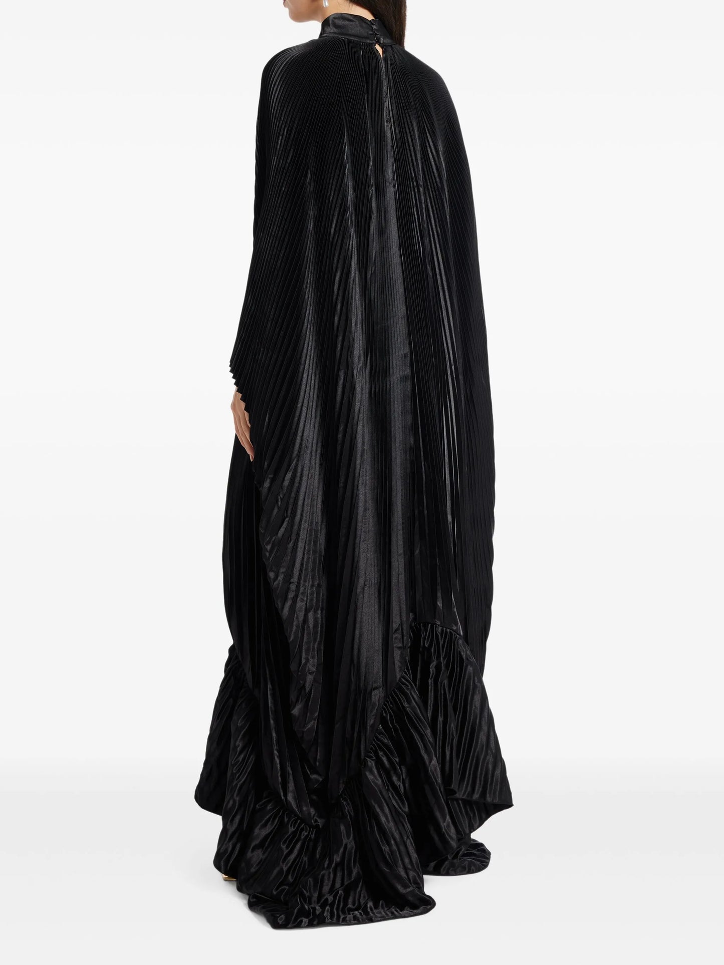 pleated ruffled Empire dress