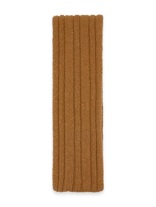 Amos ribbed wool scarf