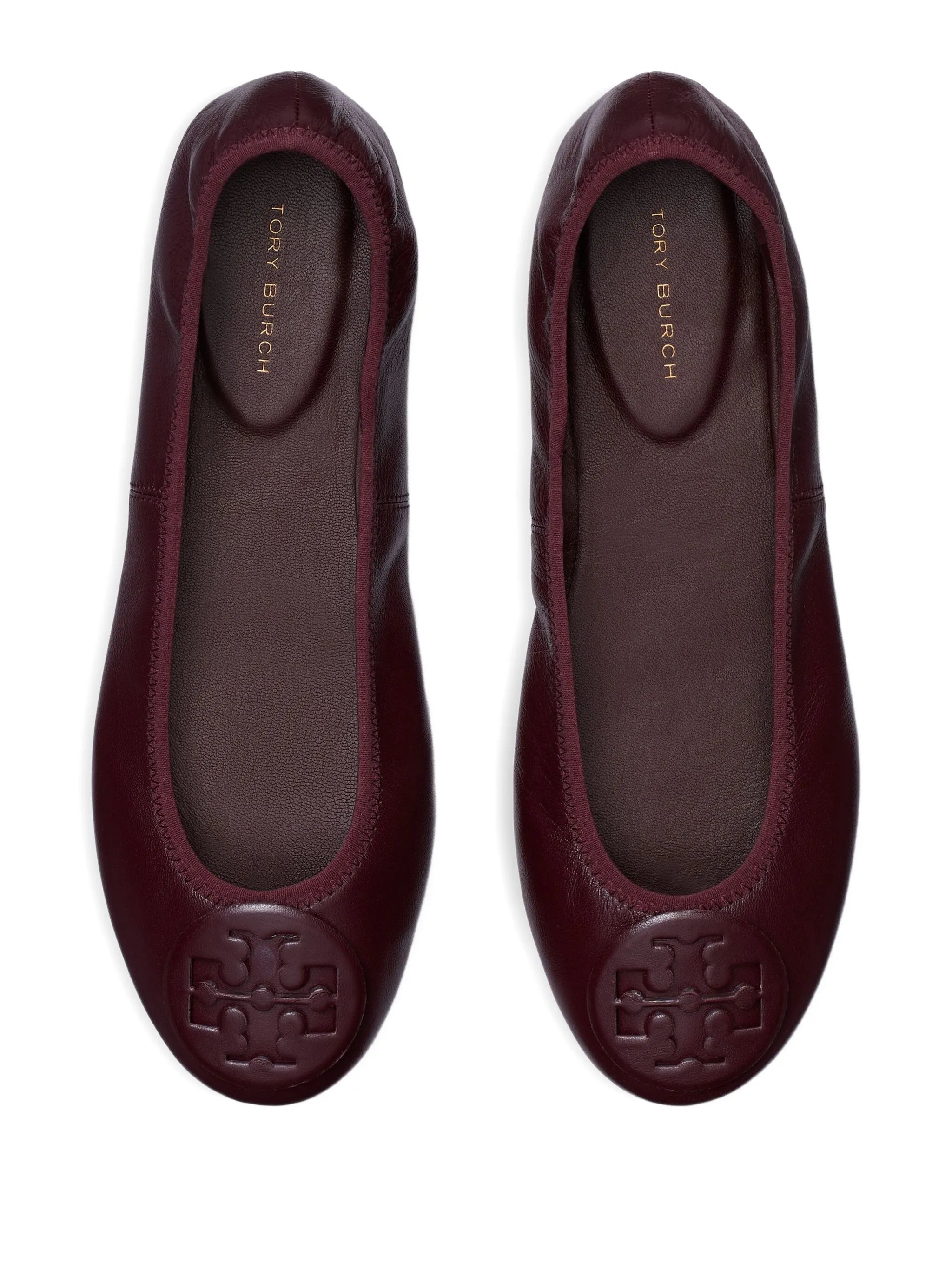 Reva Travel logo-embellished ballet flats