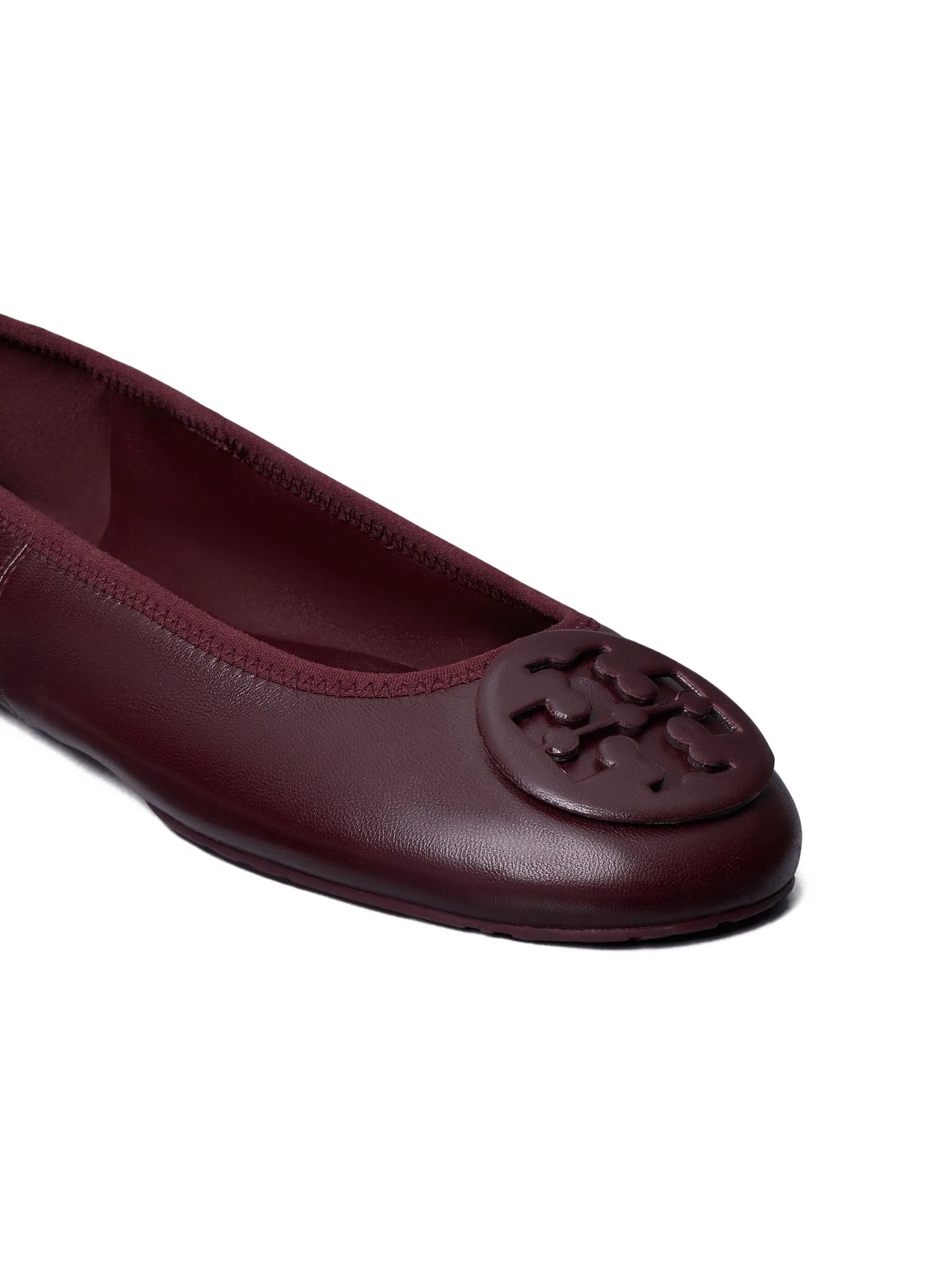Reva Travel logo-embellished ballet flats