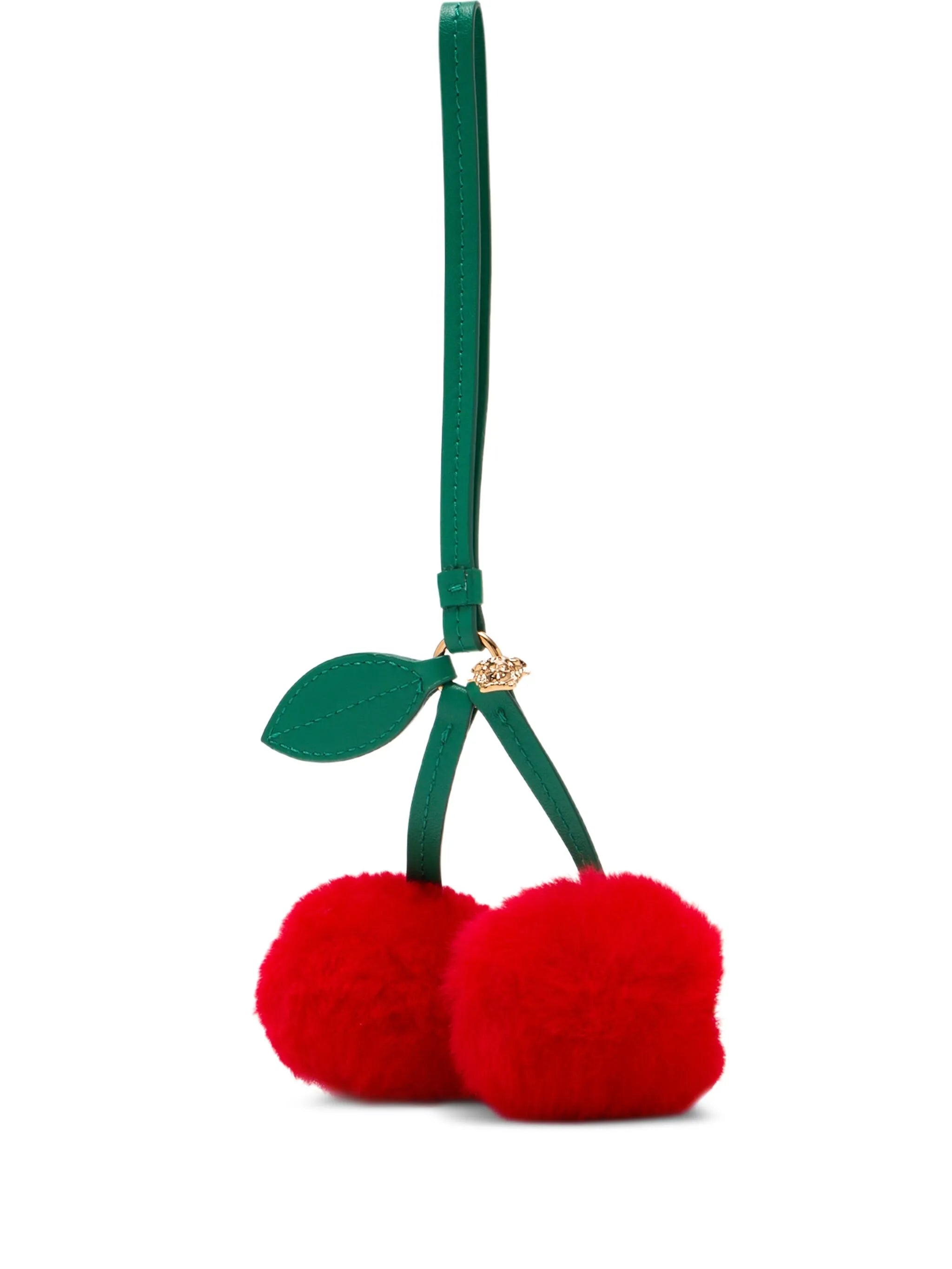 cherry-motif bag charm