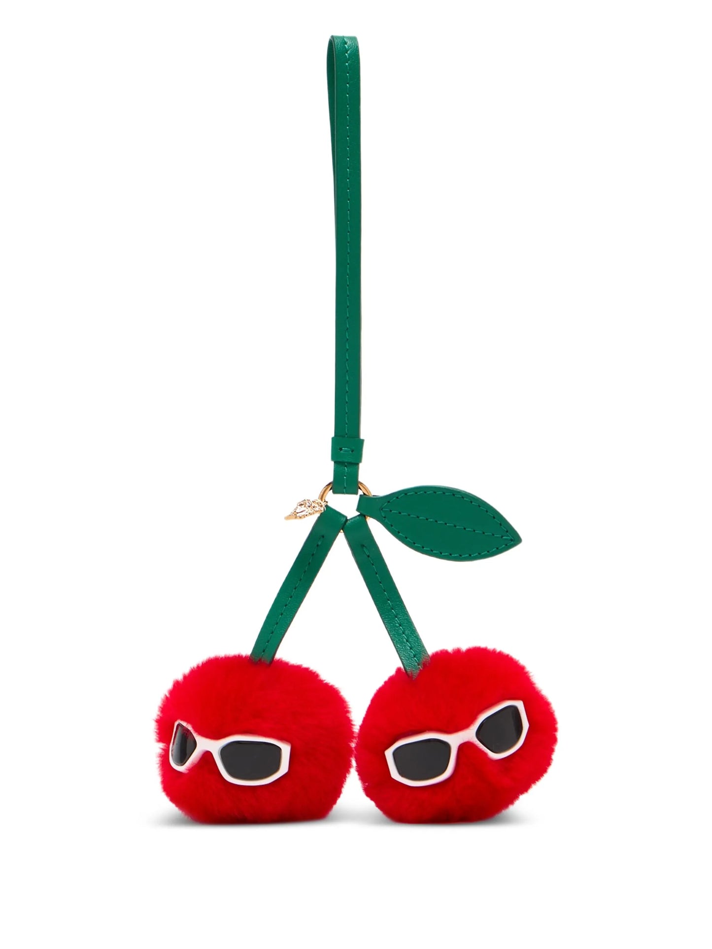 cherry-motif bag charm