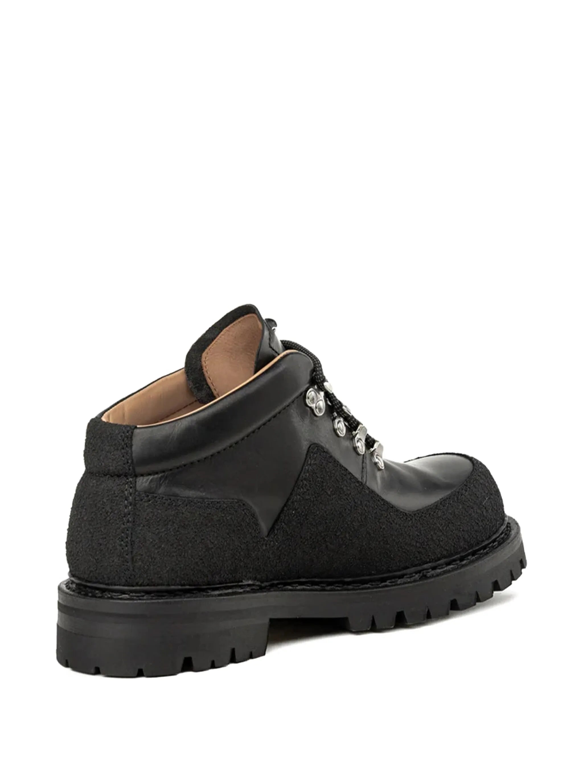 leather lace-up boots
