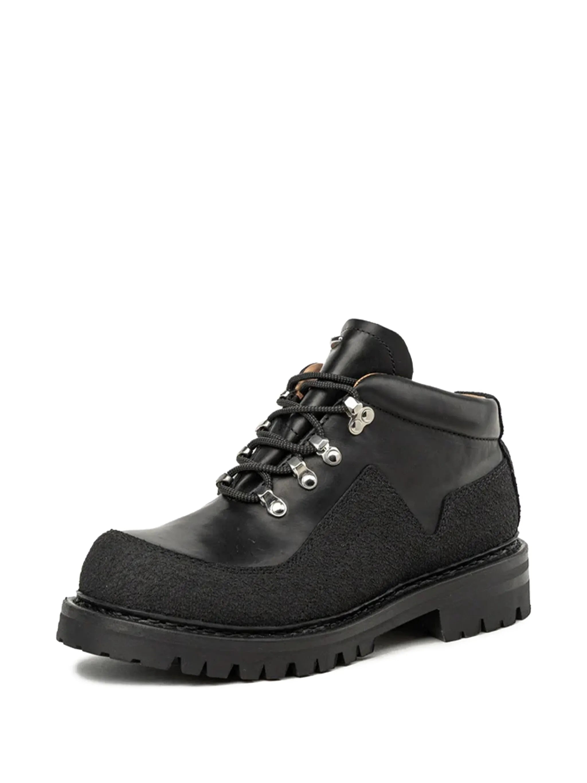 leather lace-up boots