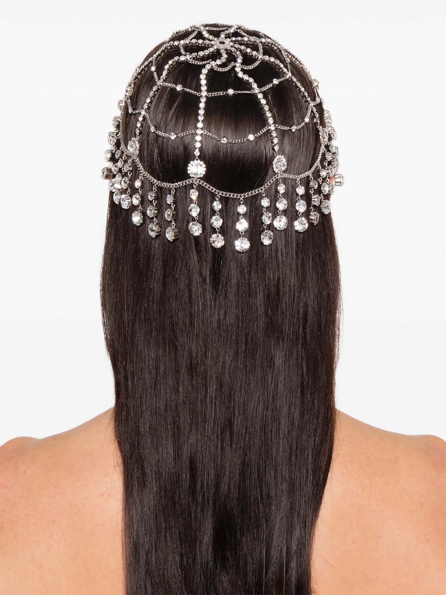 crystal-chain headpiece