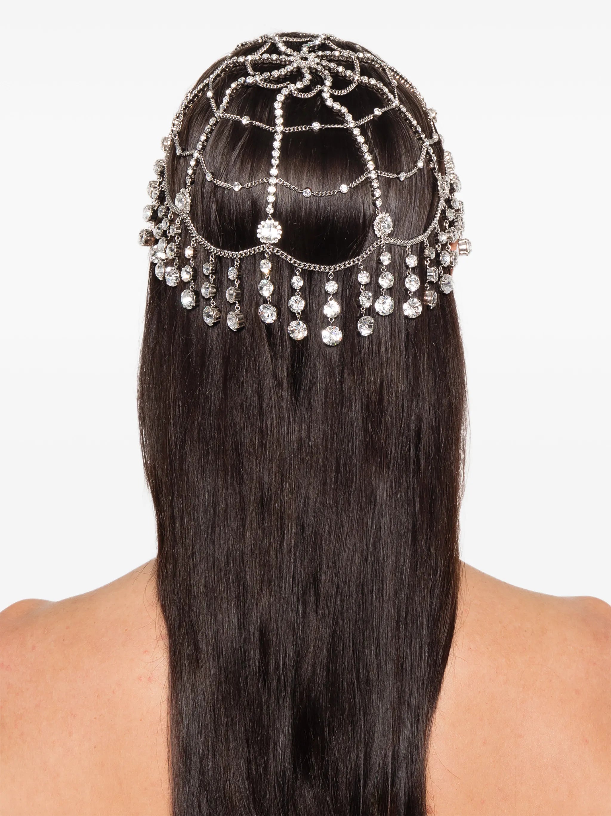crystal-chain headpiece