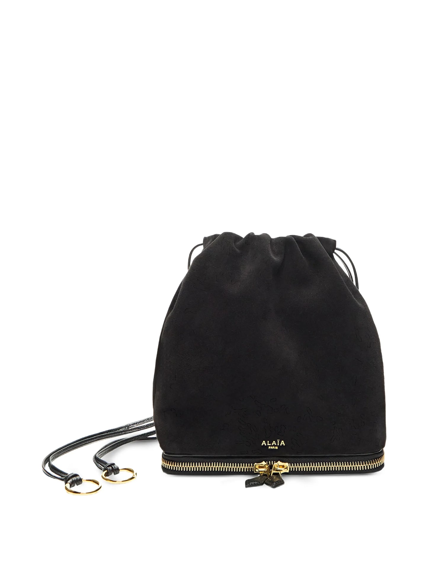 small Le Pochon suede clutch bag