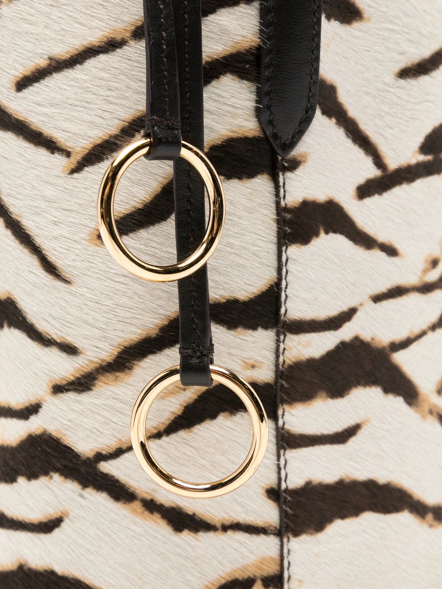 small Hip tiger-print bucket bag