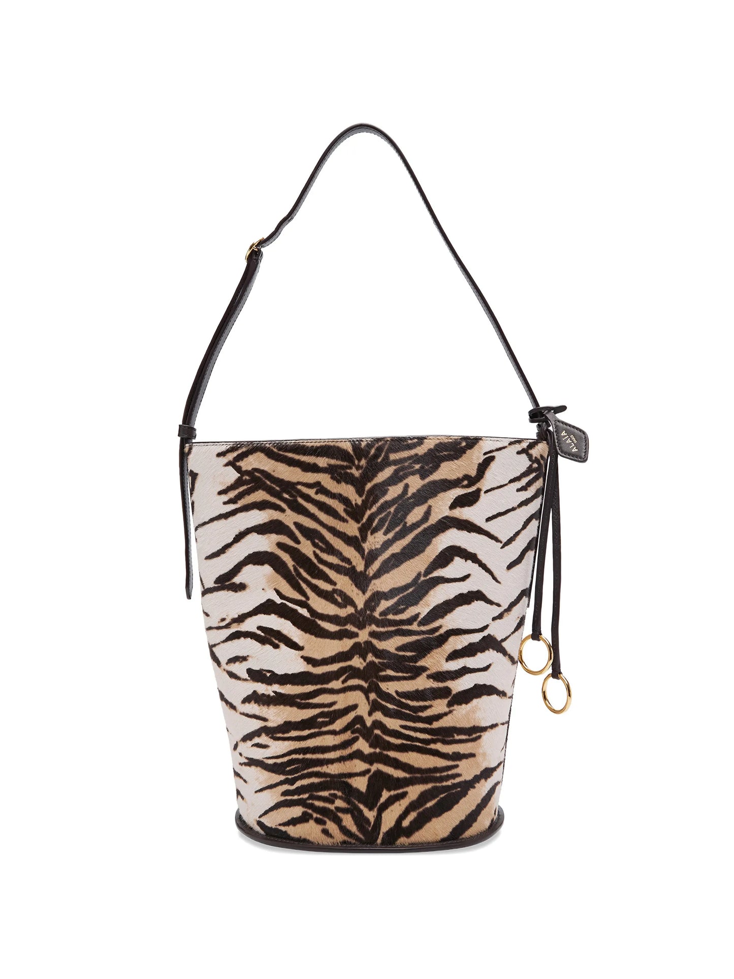 small Hip tiger-print bucket bag