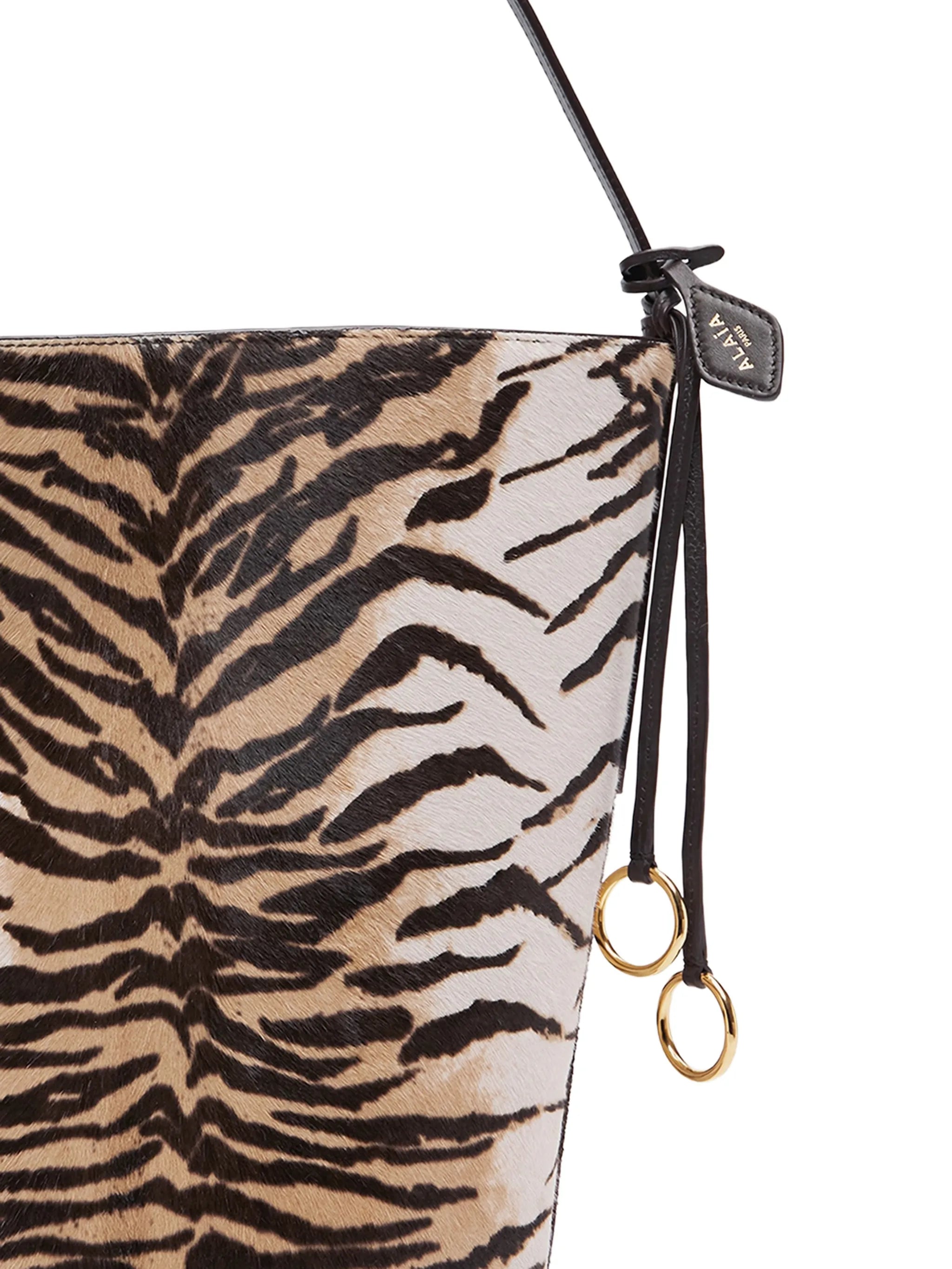 small Hip tiger-print bucket bag