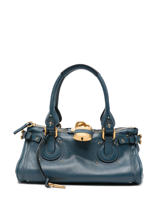 Paddington grained leather shoulder bag