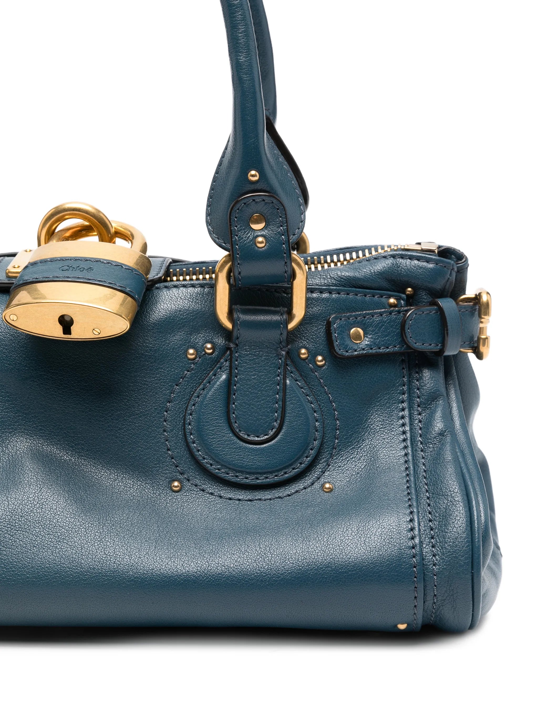 Paddington grained leather shoulder bag
