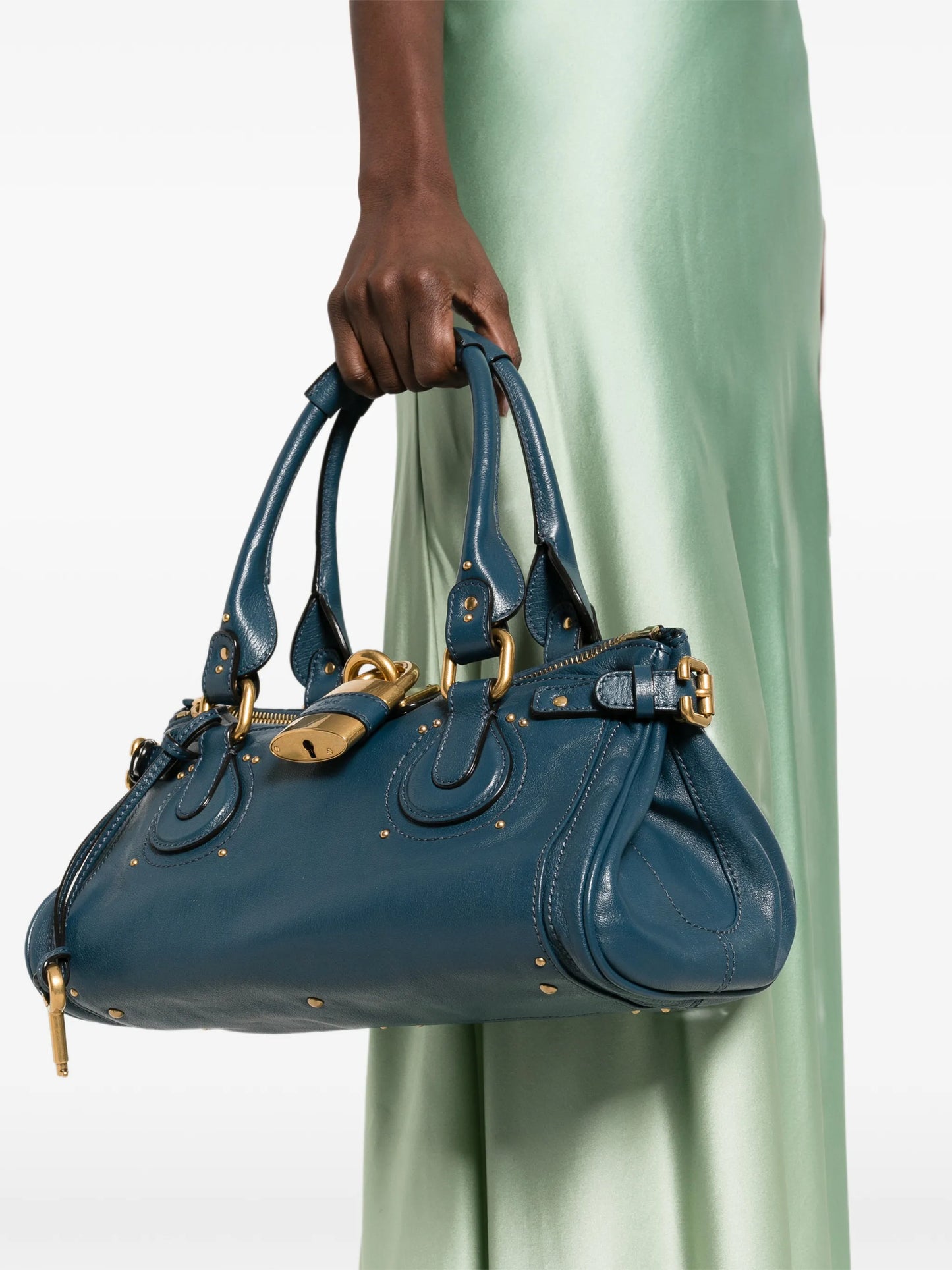 Paddington grained leather shoulder bag