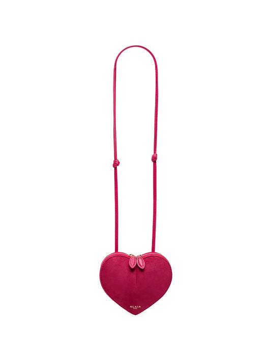 small heart-shape cross body bag
