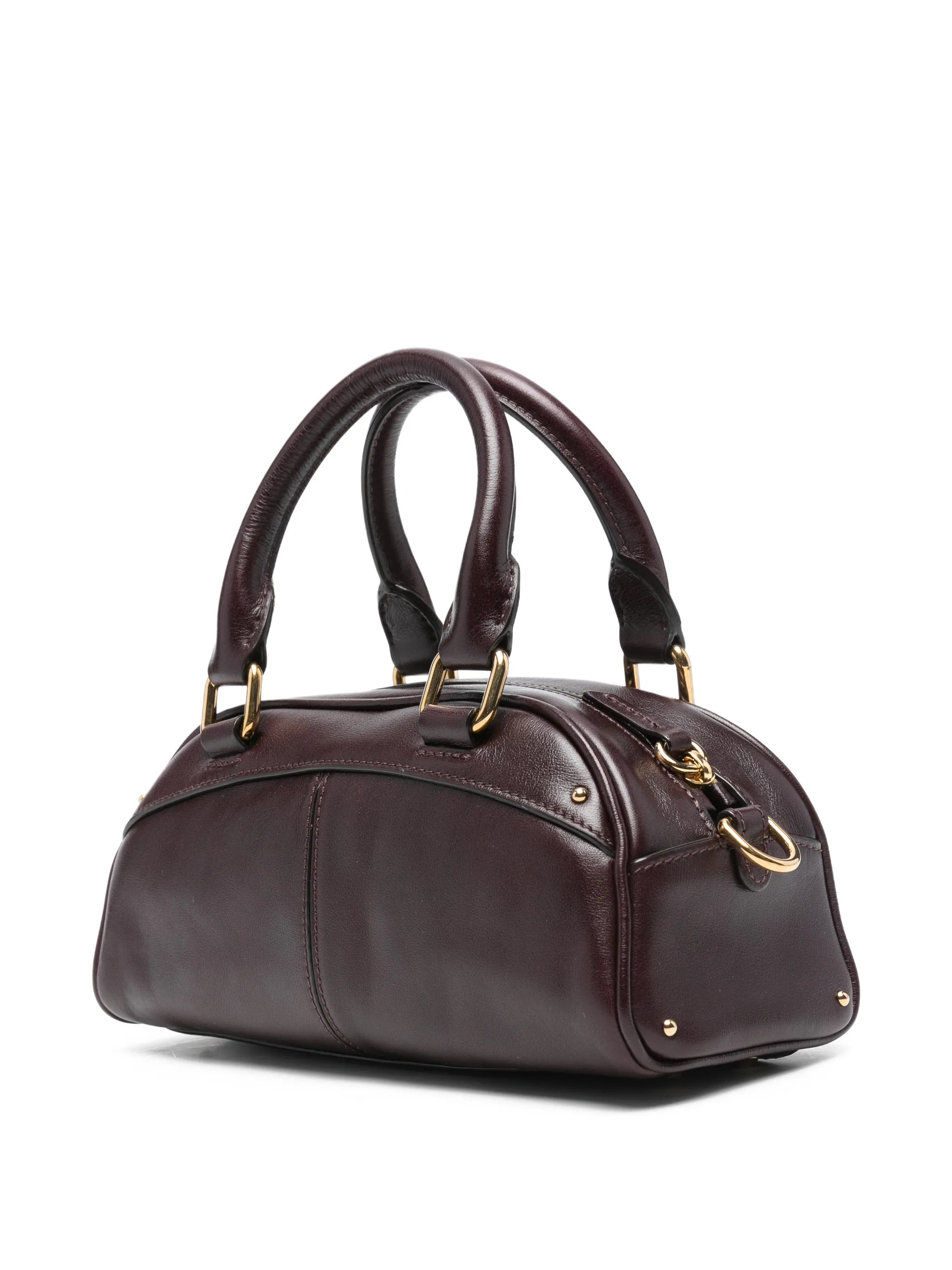 small charm bowling handbag
