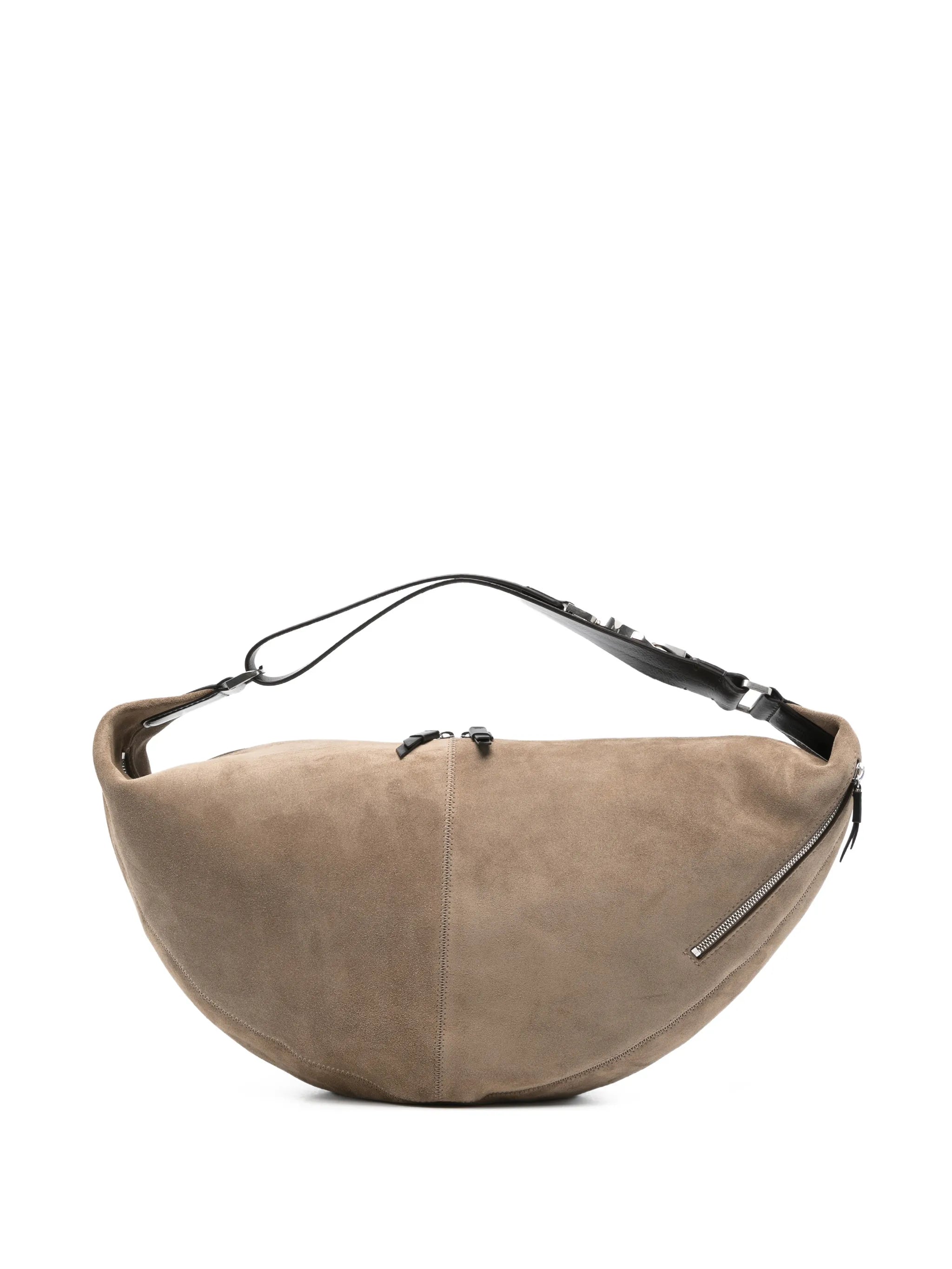 Quiver Clip bag in suede leather