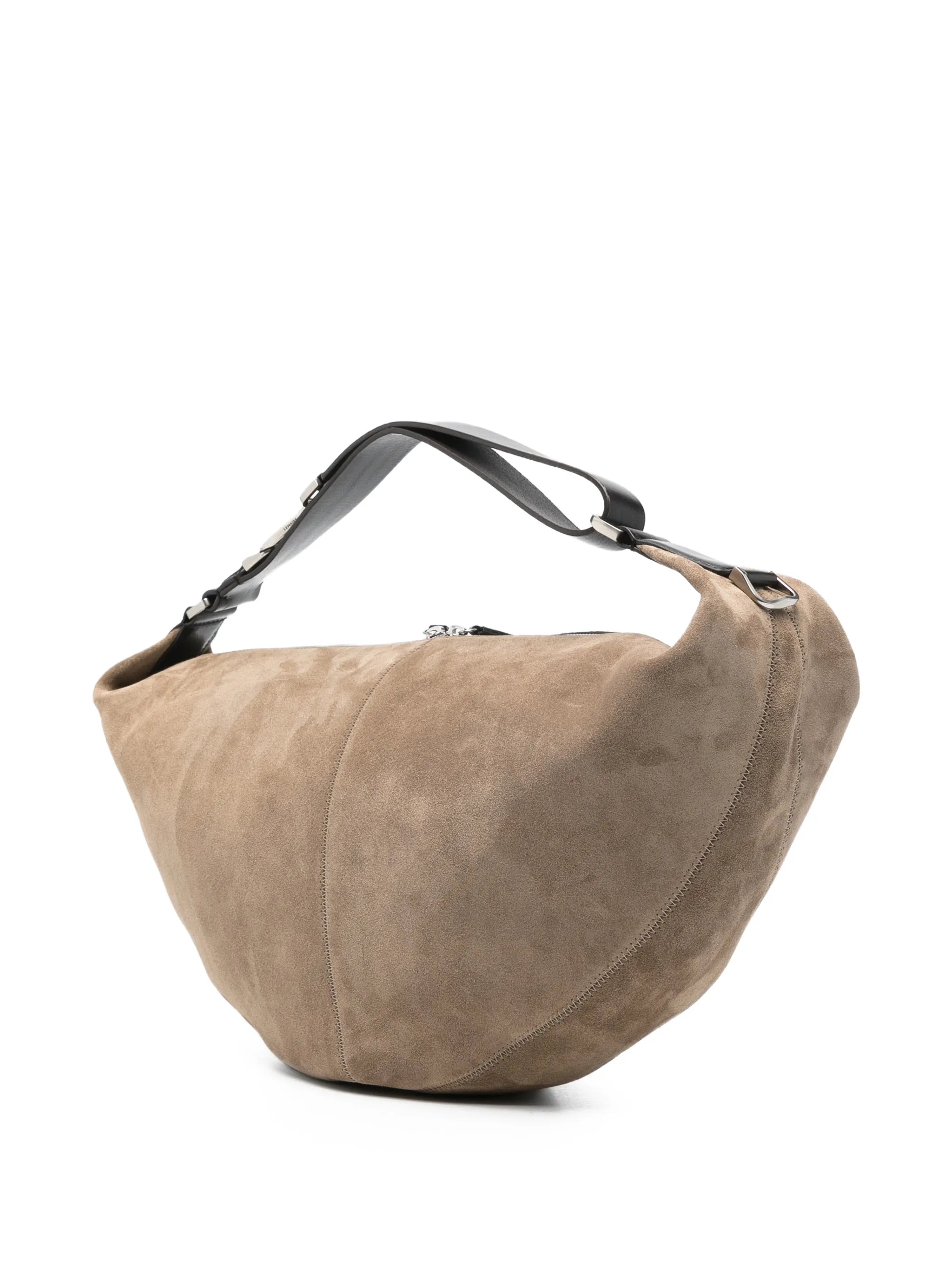 Quiver Clip bag in suede leather