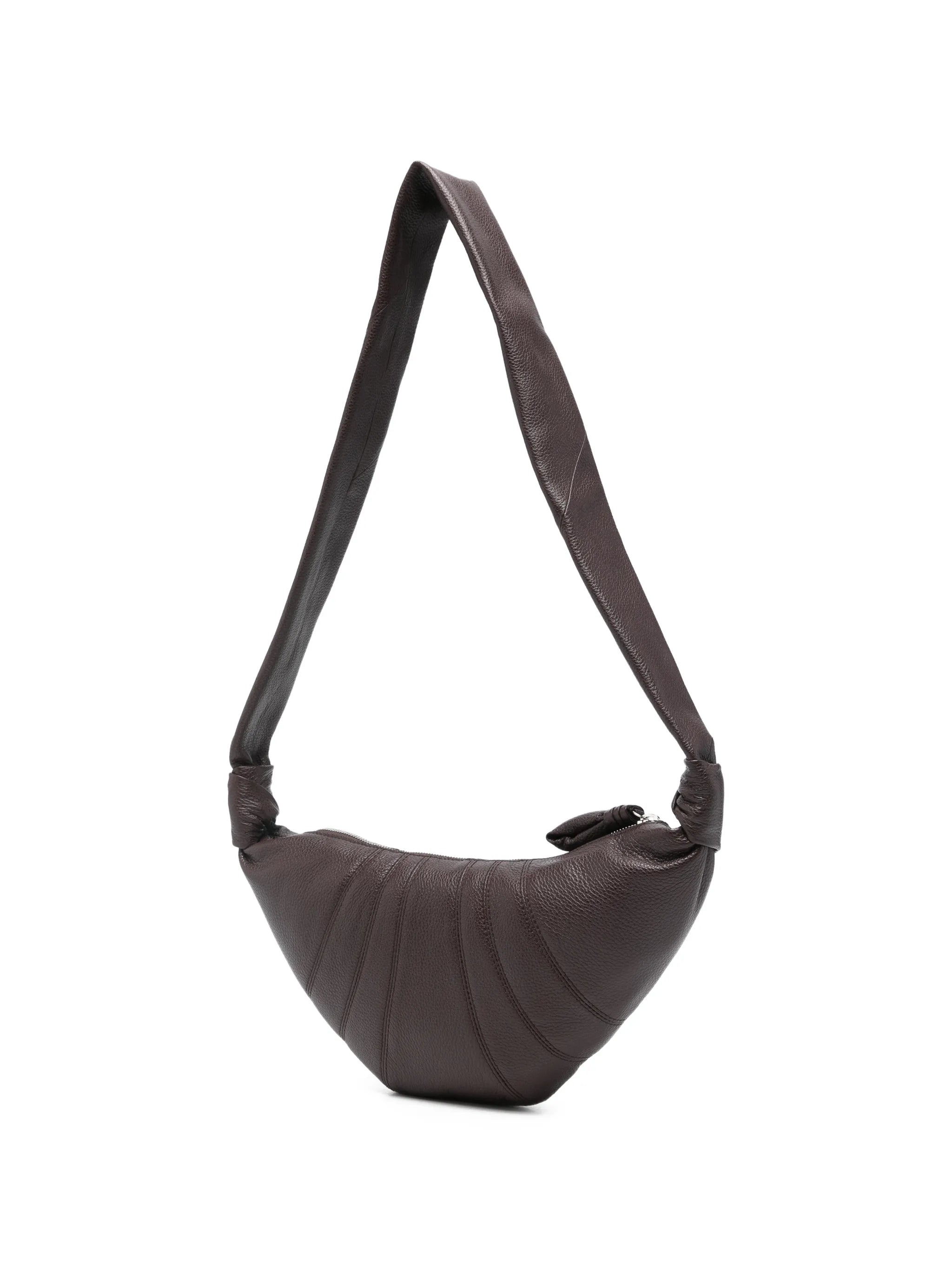 small Croissant knotted shoulder bag