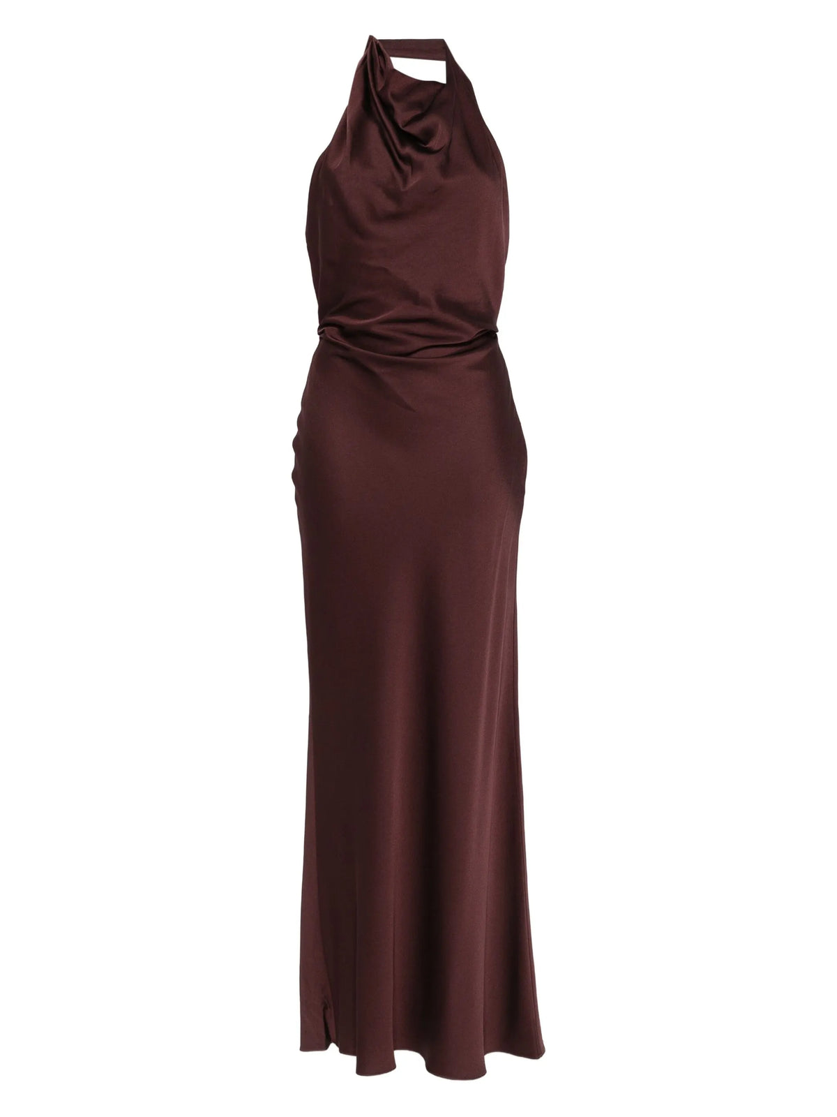 Reannon draped satin gown