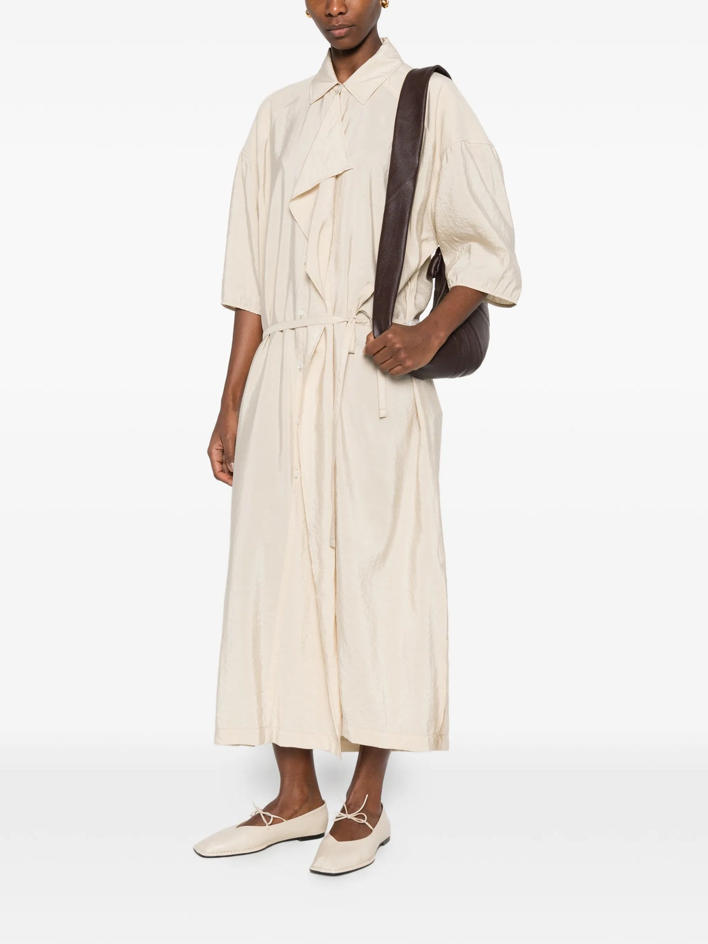 asymmetrical shirt dress